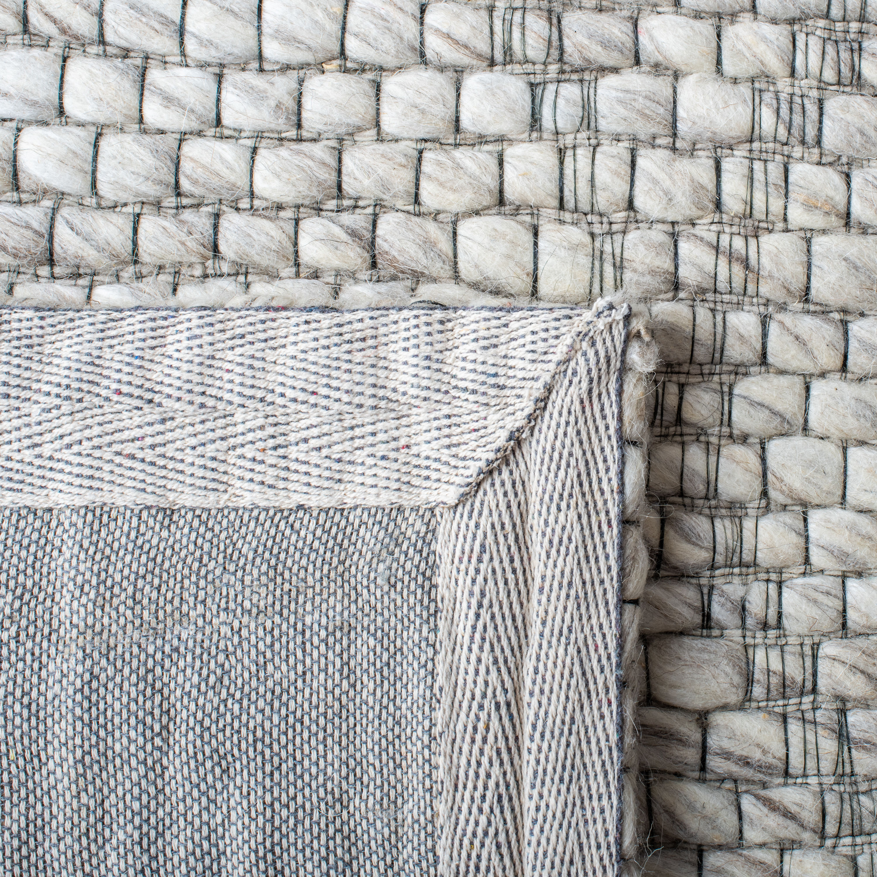 Marbella Beige Flat Woven Reversible 4' x 6' Area Rug