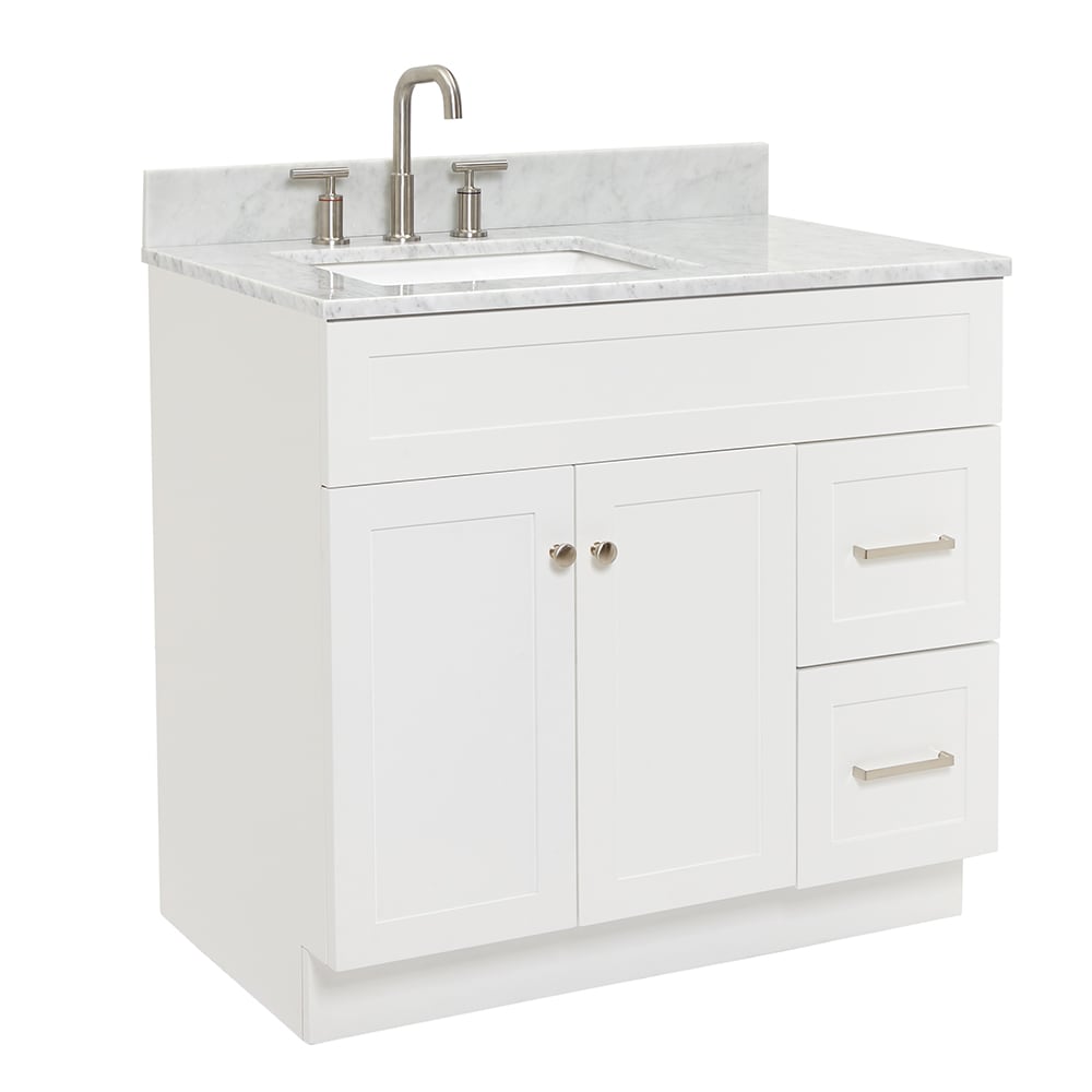 ARIEL F037SLCW2RVOWHT Bath-Vanity-Combo - View #3