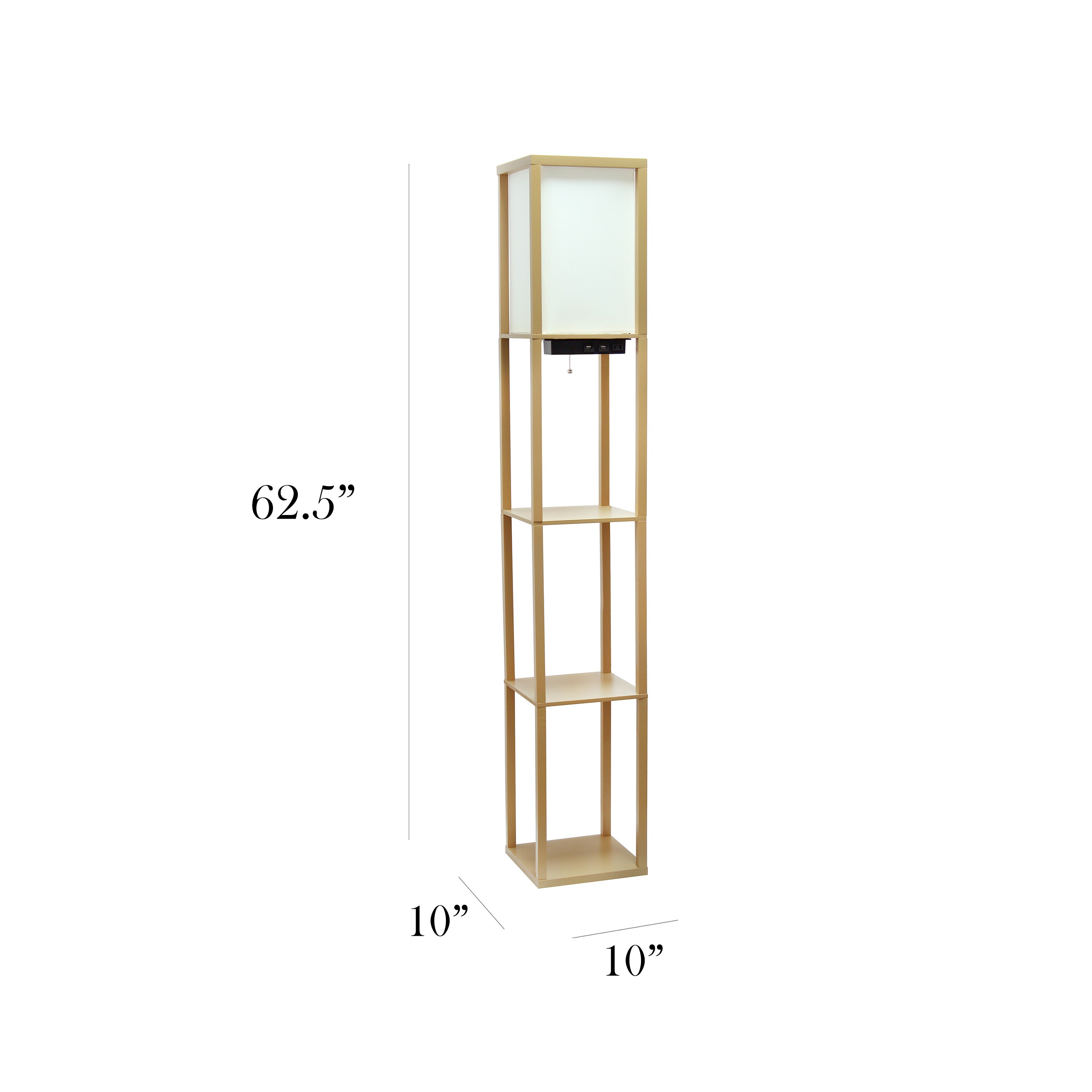 Simple Designs LF1037-TAN floorlamps - View #3