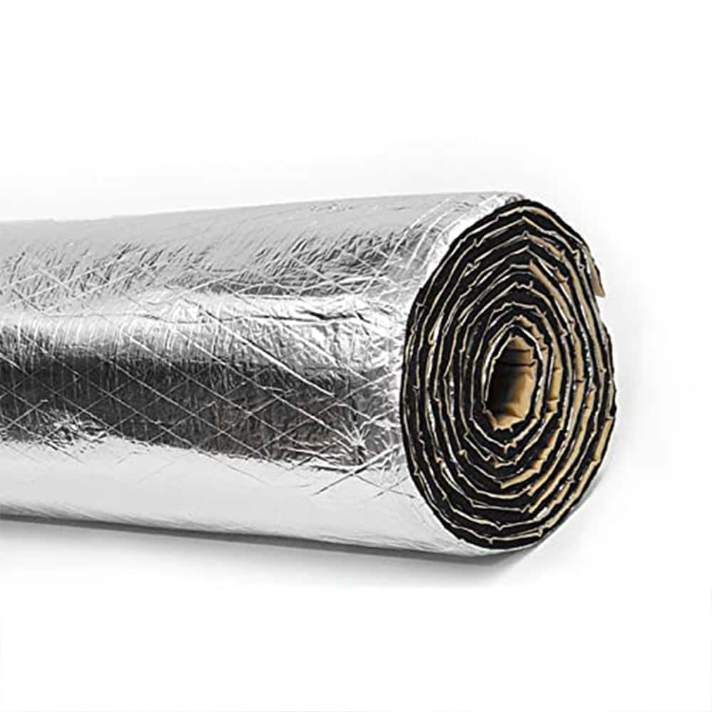 Etokfoks -  5mm PE foam aluminum foil automotive sound deadening heat insulation mat roll 16 5 in...