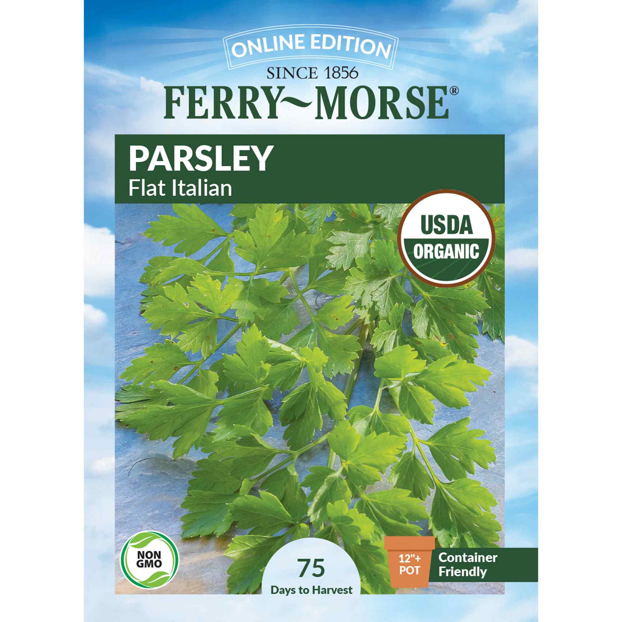 Ferry-Morse Organic Parsley Seeds 1.2 Gram(s) #LC25.1325