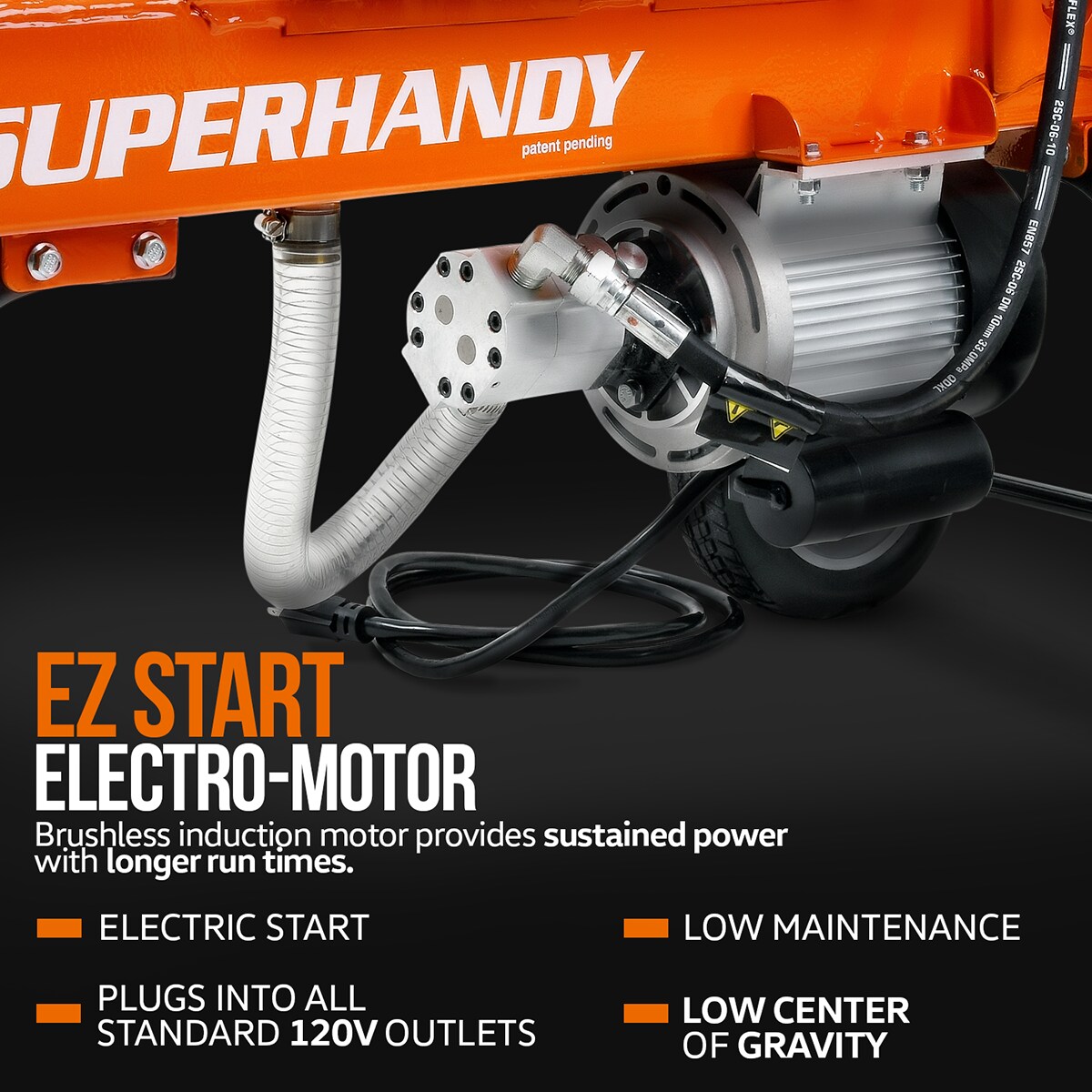 SuperHandy TRI-GUO084 Electric-Log-Splitters - View #5