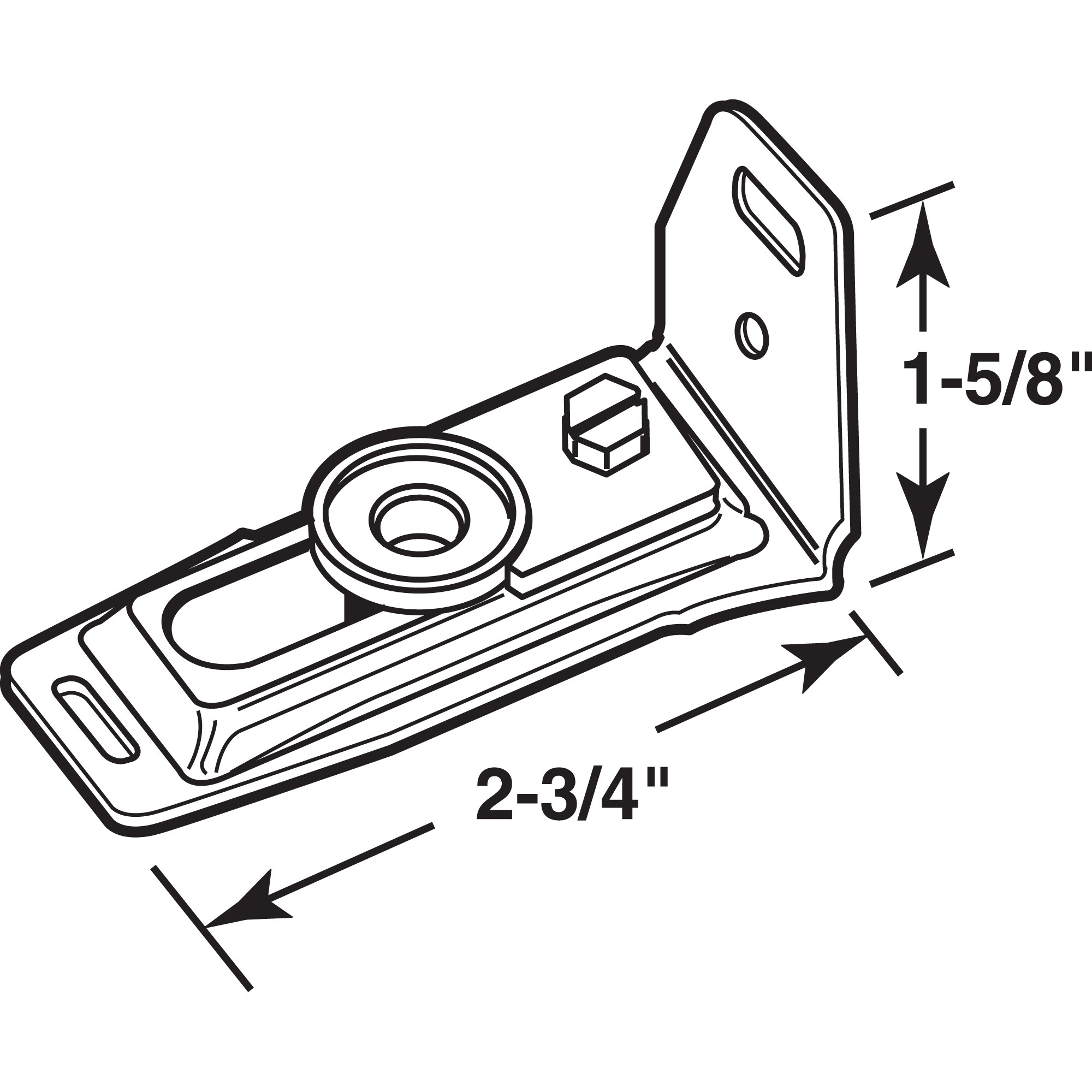 Prime-Line N 6837 Bifold-Closet-Door-Pivot-Brackets - View #3