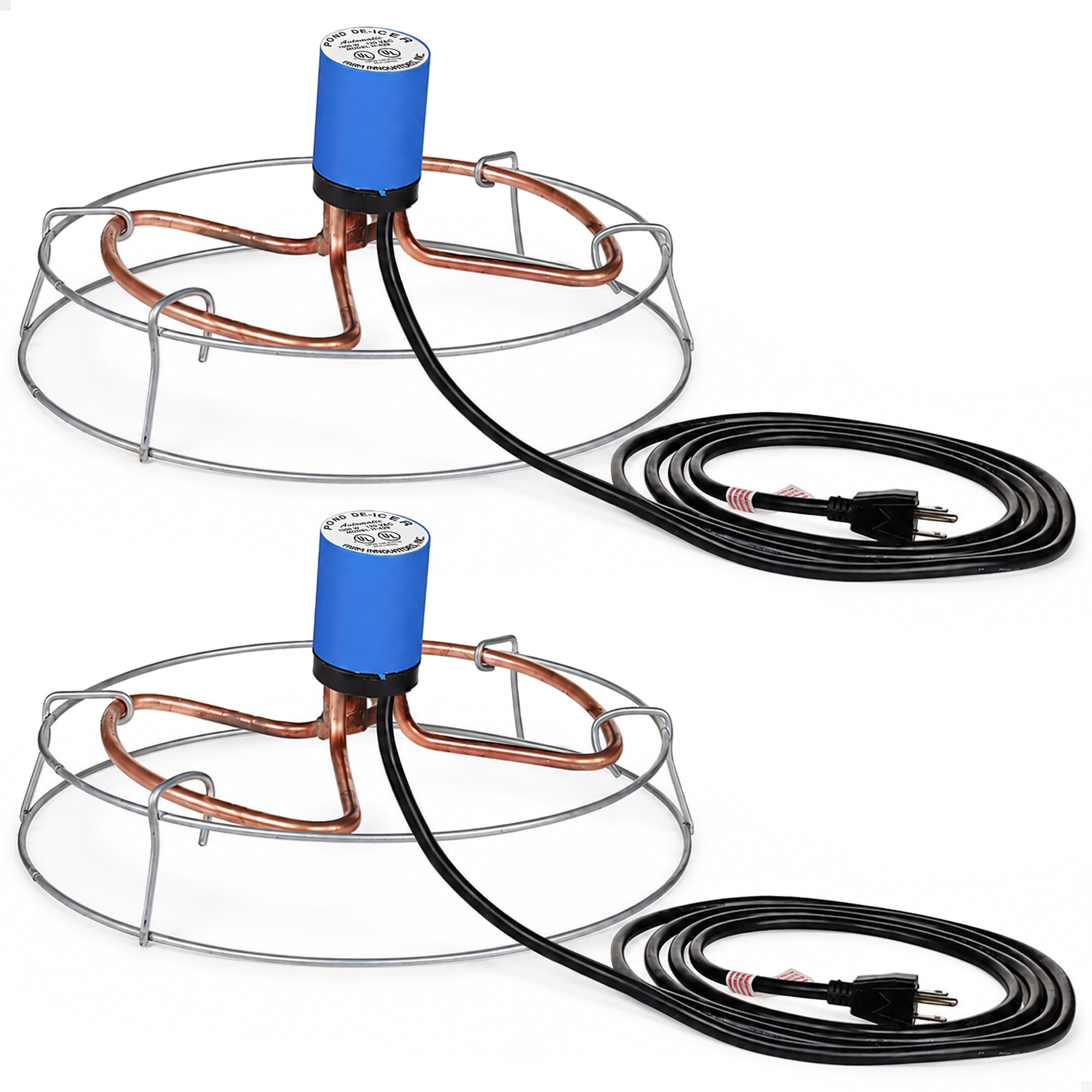 Farm Innovators  H-429 1500 Watt Cast Aluminum Submergible Water Deicer (2 Pack)