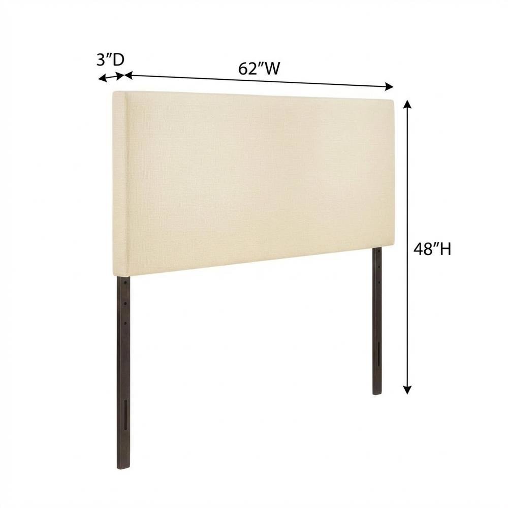 FurniFact BO572731WHT Upholstered-Headboards - View #2