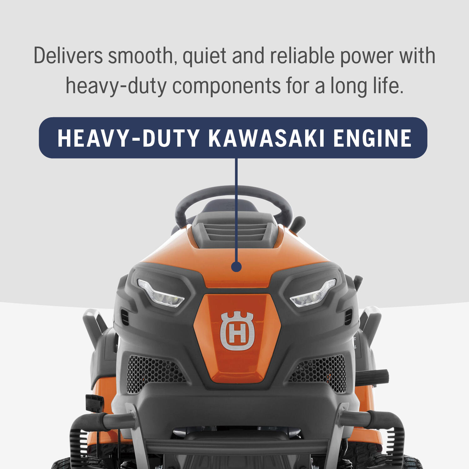 Husqvarna riding mower with kawasaki engine hot sale