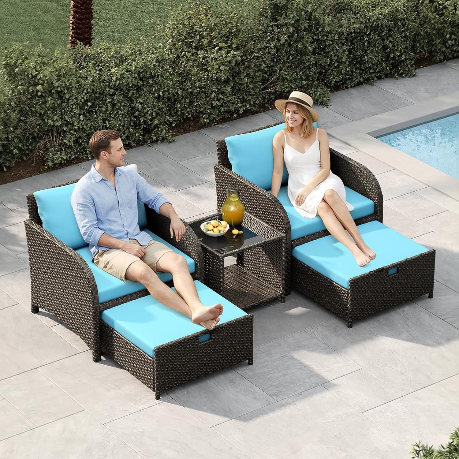 GarveeLife 34KJJAXQ Patio-Conversation-Sets - View #2
