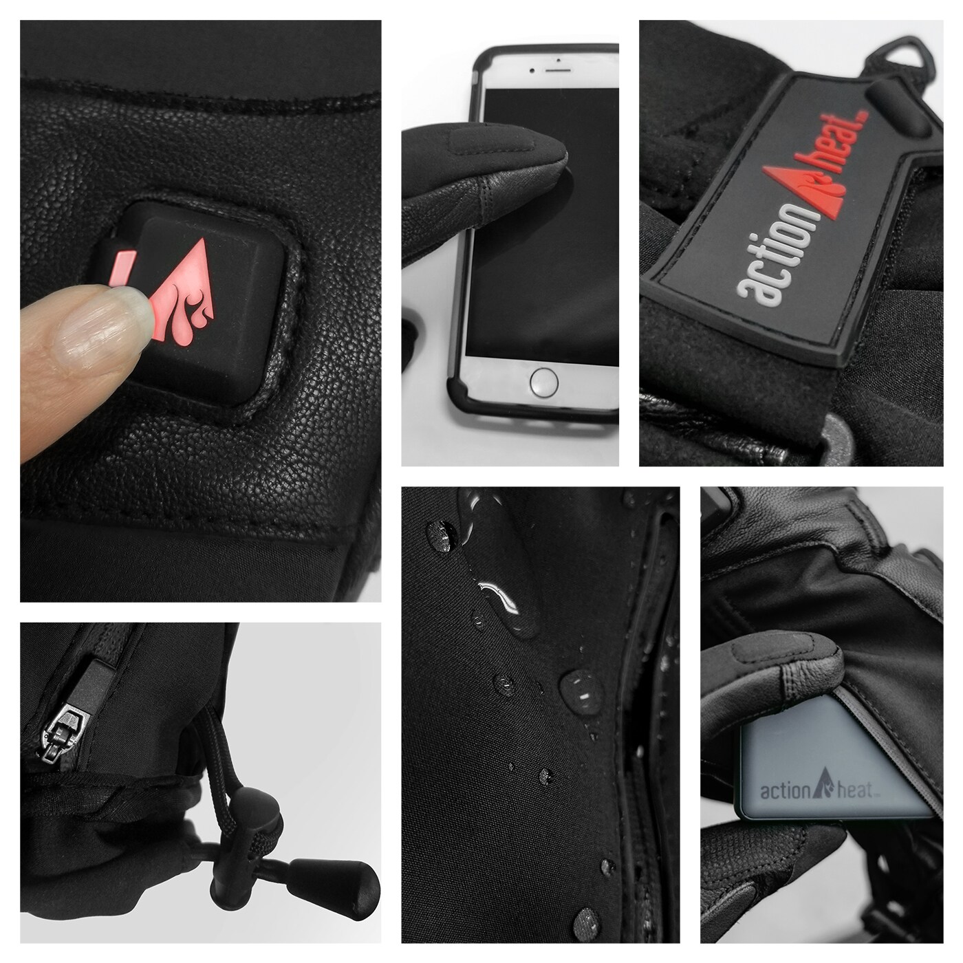 ActionHeat AH-SG-5V-1-BW-S Work-Gloves - View #4
