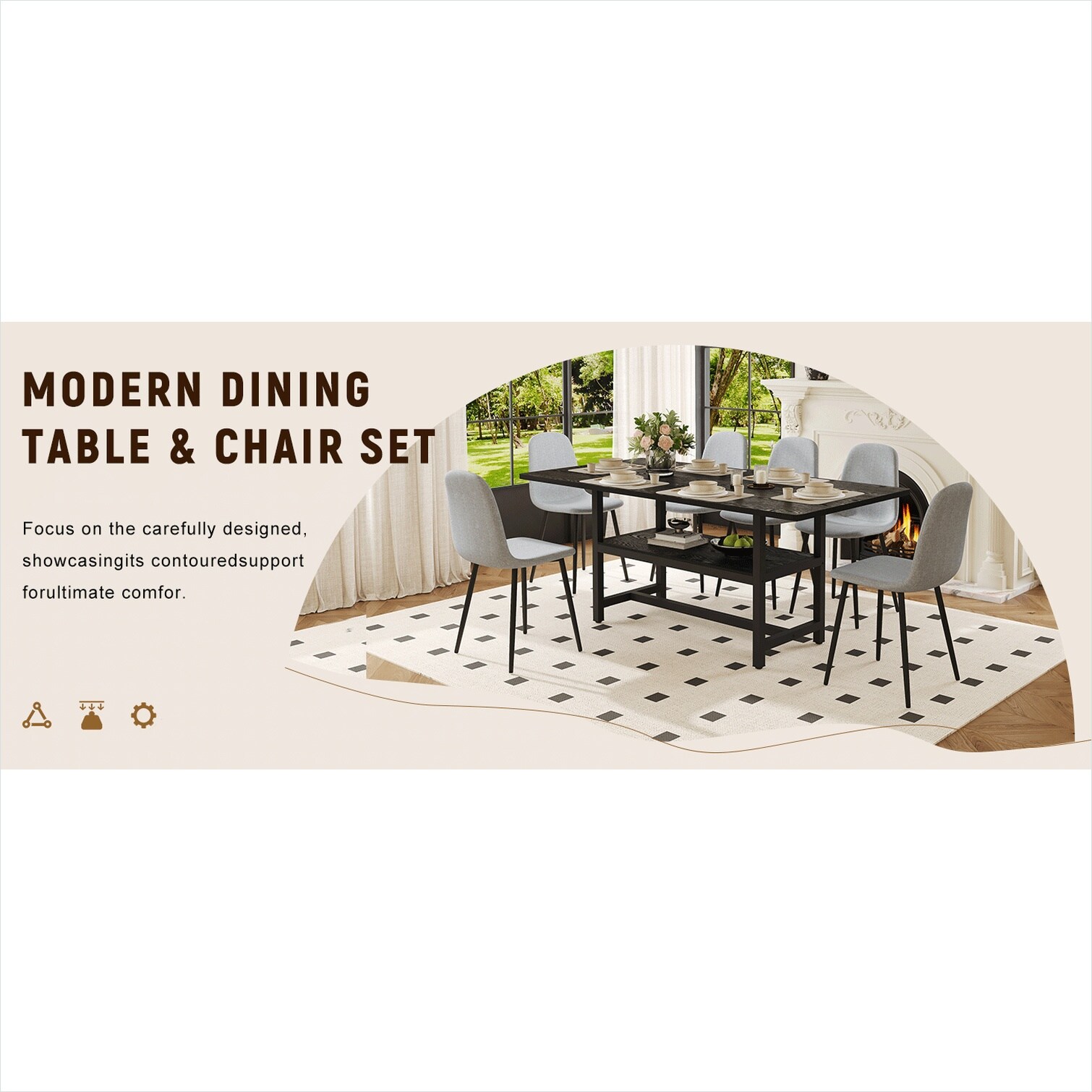 chillscreamni TA42ZG6RYS63 Dining-Sets - View #4