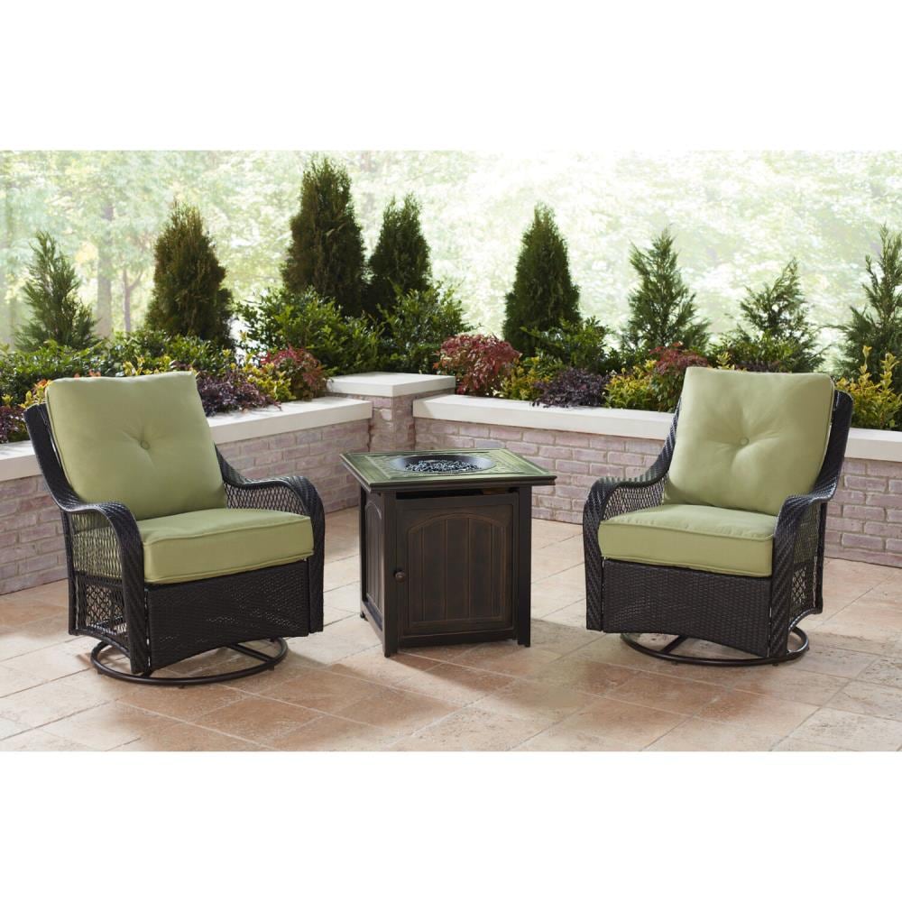 Hanover ORL3PCFPSQ-GRN Patio-Conversation-Sets - View #12