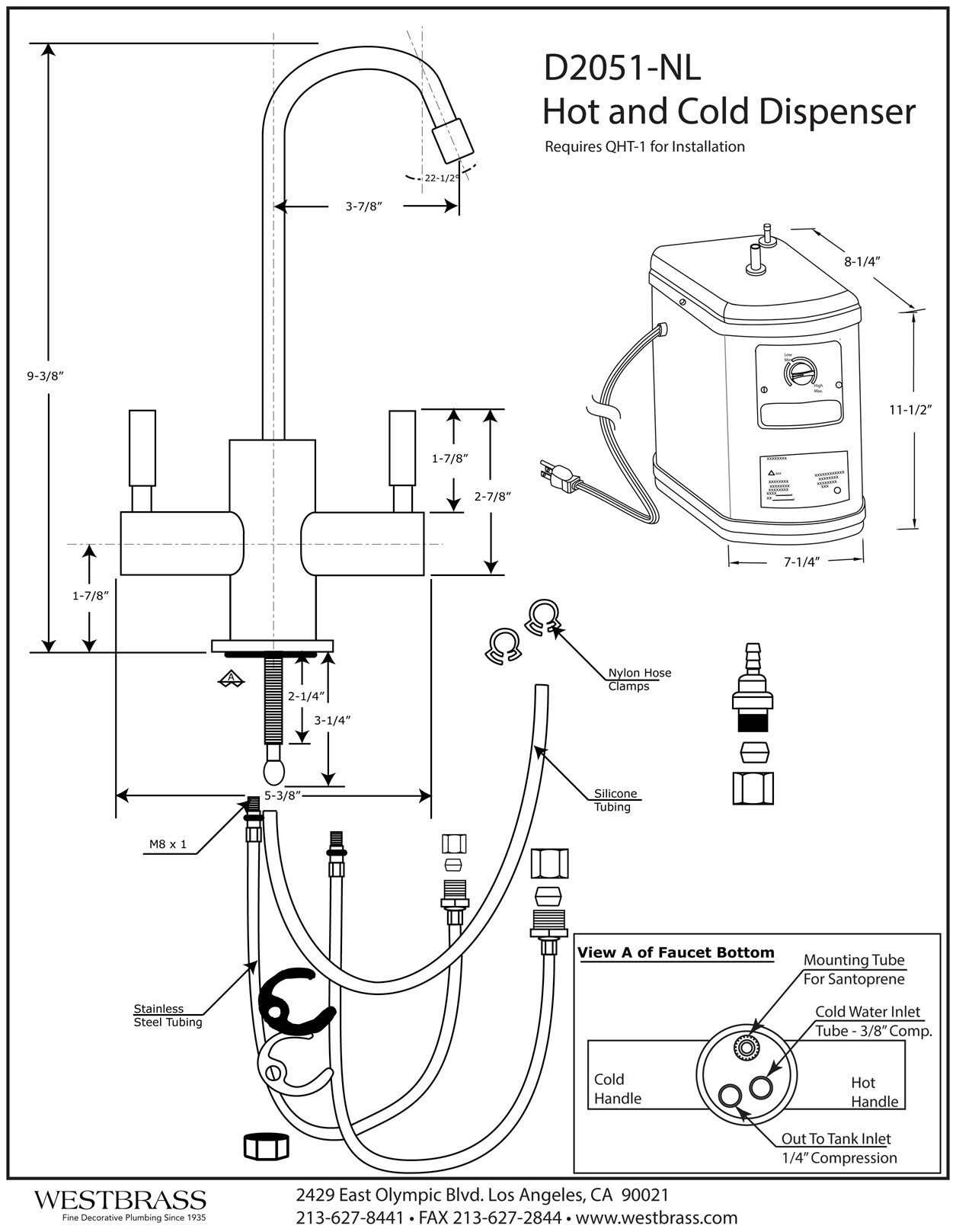 WESTBRASS D2051HFP-01 Hot-Water-Dispensers - View #2