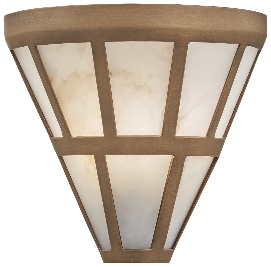 Metropolitan Istria 10-in W 1 -Light Satin Gold Wall Sconce