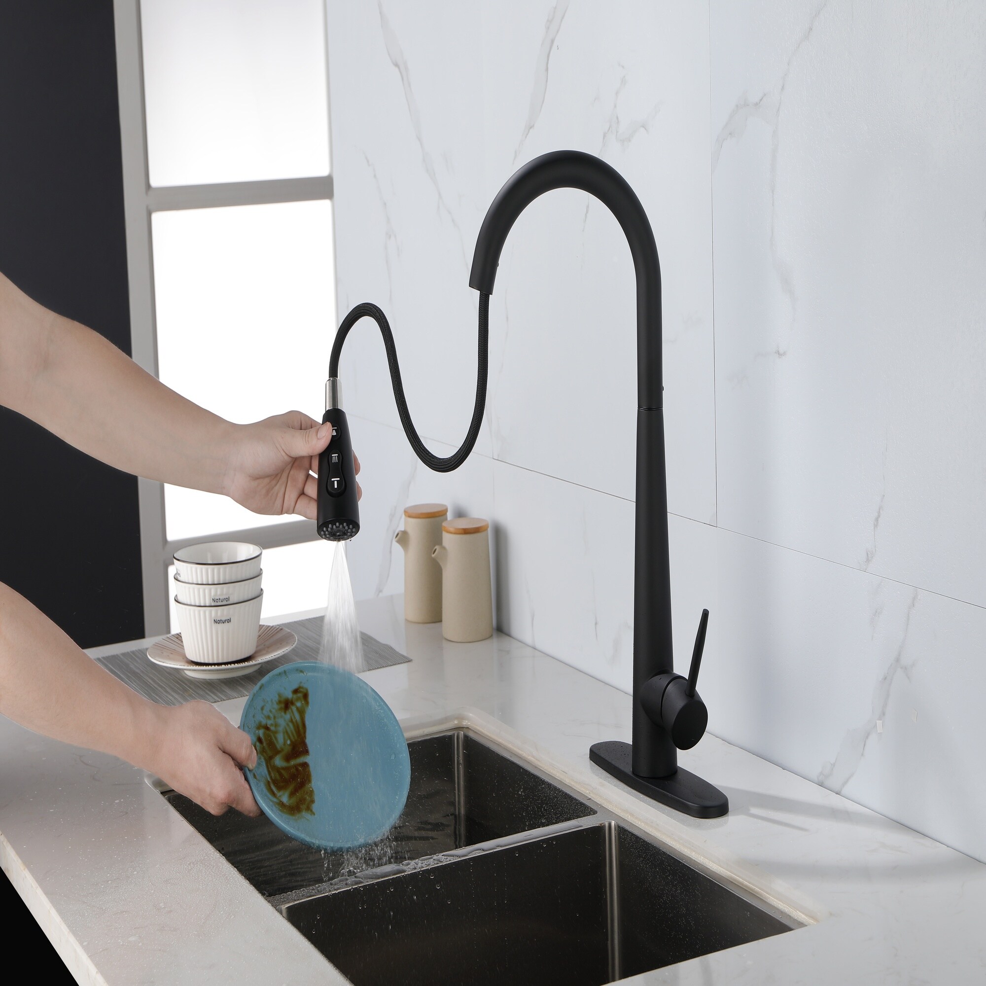 Vorene J-T1ZKNSV49RUM Kitchen-Faucets - View #6