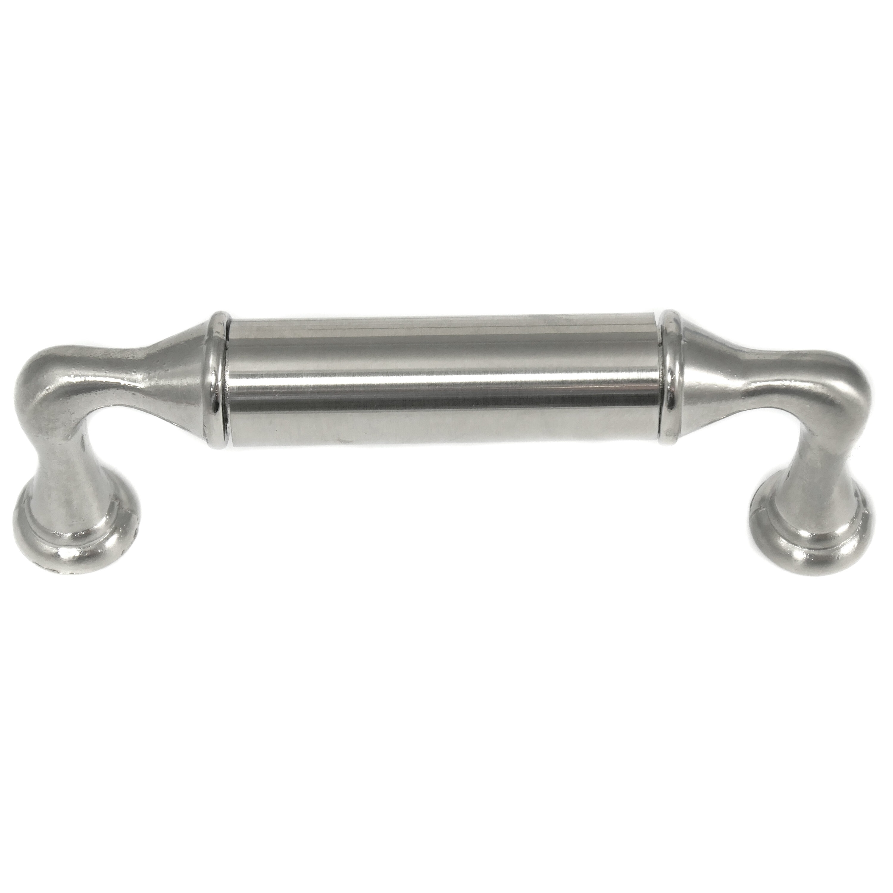 Laurey 86428 Kensington 3-3/4-in , 96mm Center to Center Brushed Satin Nickel Cylindrical Handle