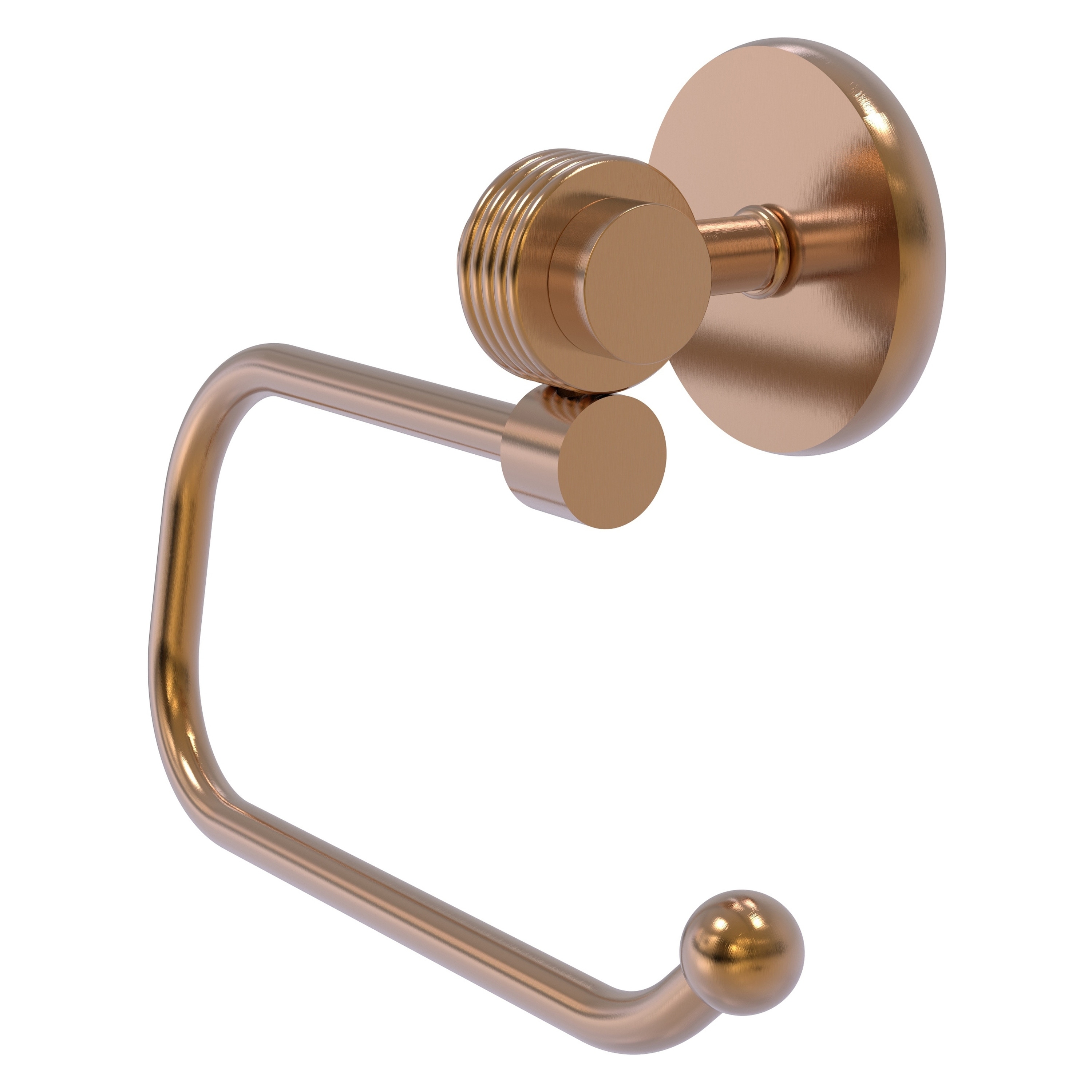Allied Brass 7224EG-BBR Satellite Orbit Two Brushed Bronze Wall mount Single post Toilet Paper Holder 1 -Rolls with Storage
