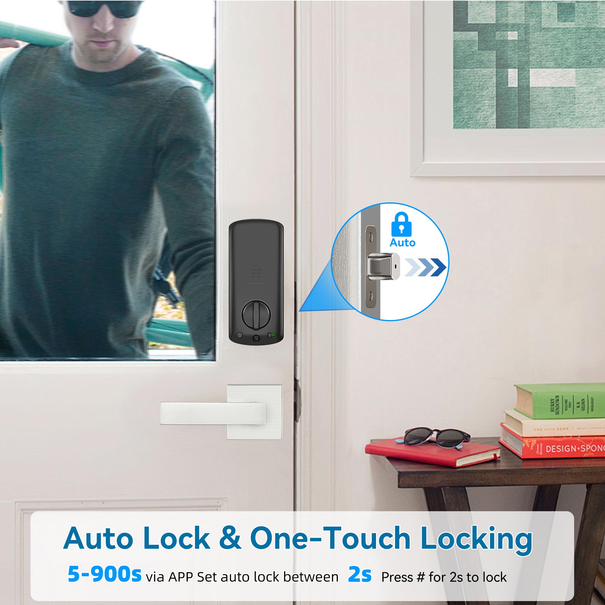 AKSCYZM LAK0803K443-1 Electronic-Door-Locks - View #5