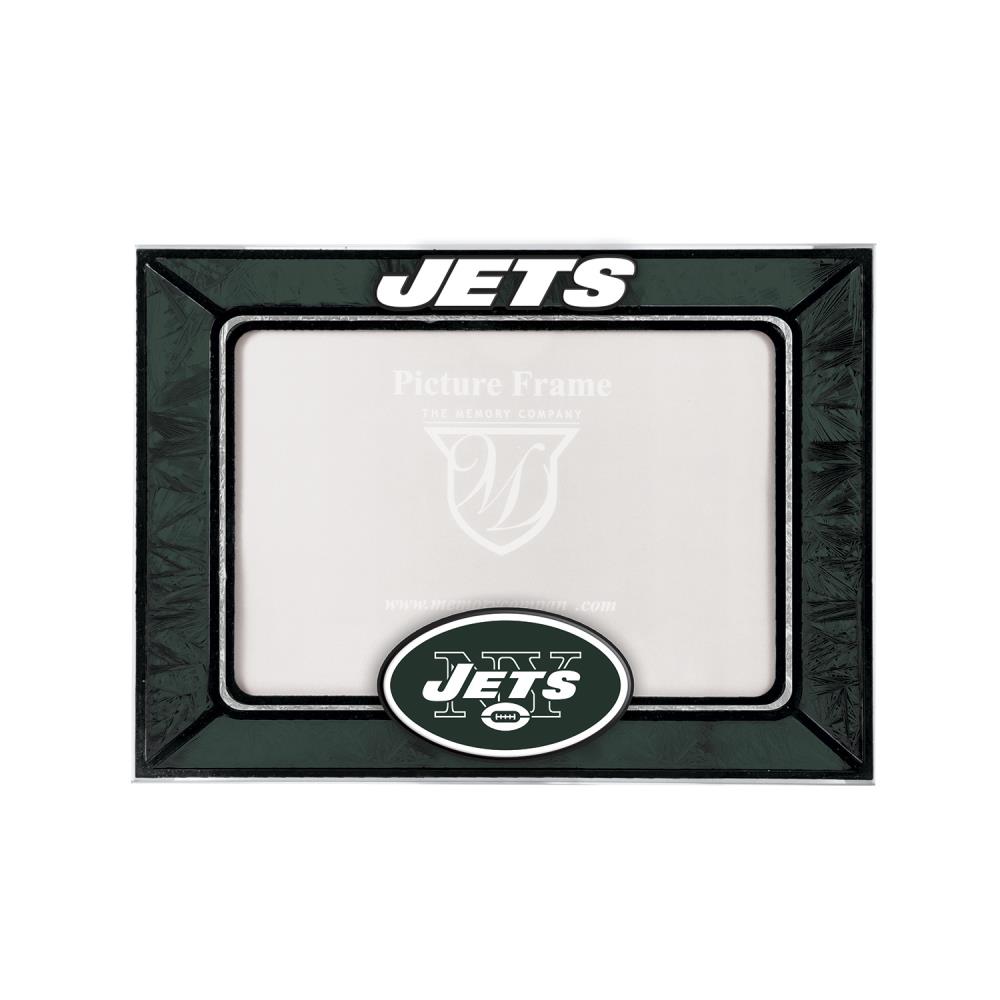 The Memory Company NFL-NYJ-1790 New York Jets Team Glass Picture Frame (4-in x 6-in)