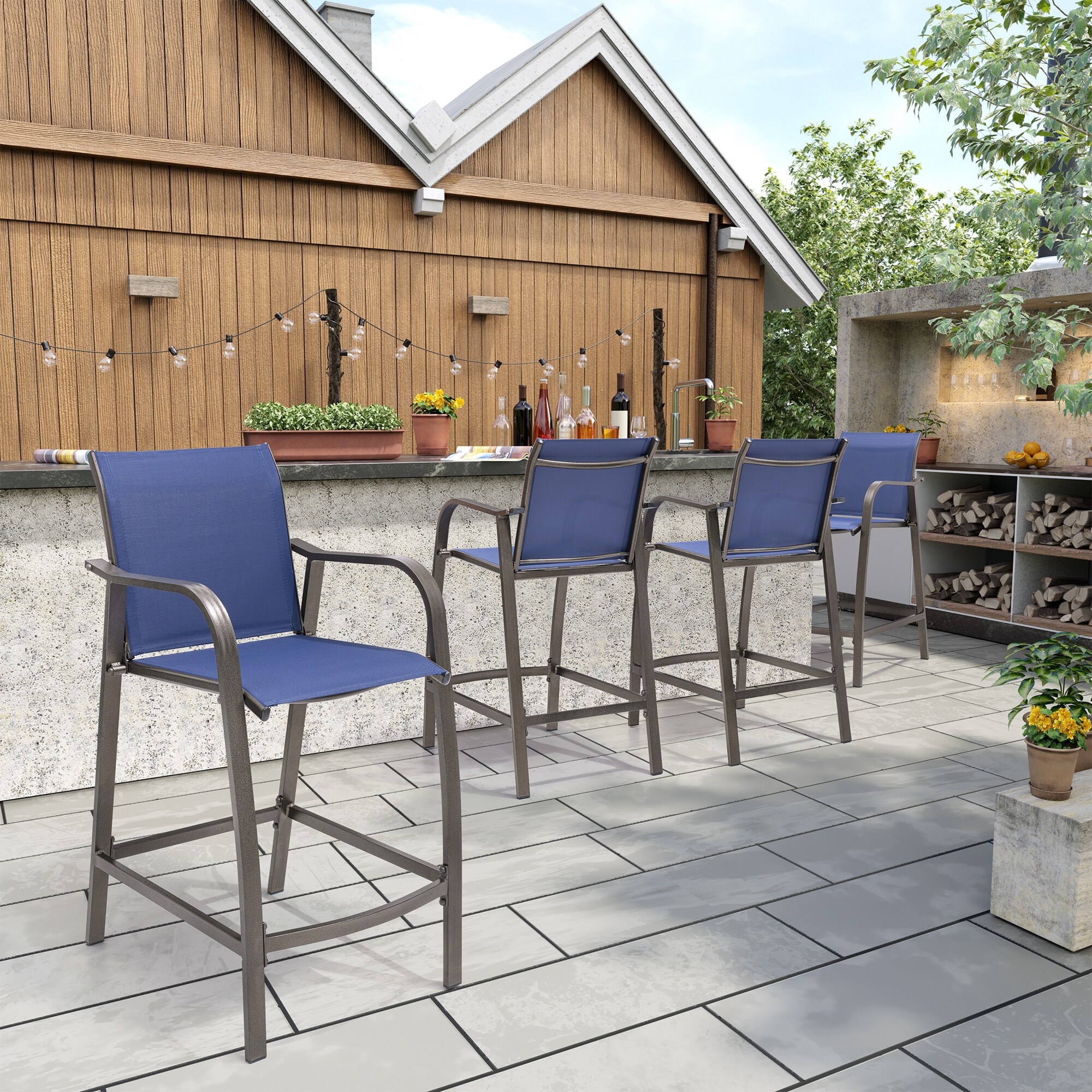 Crestlive Products CL-ST001NAV-2SET Patio-Chairs - View #2