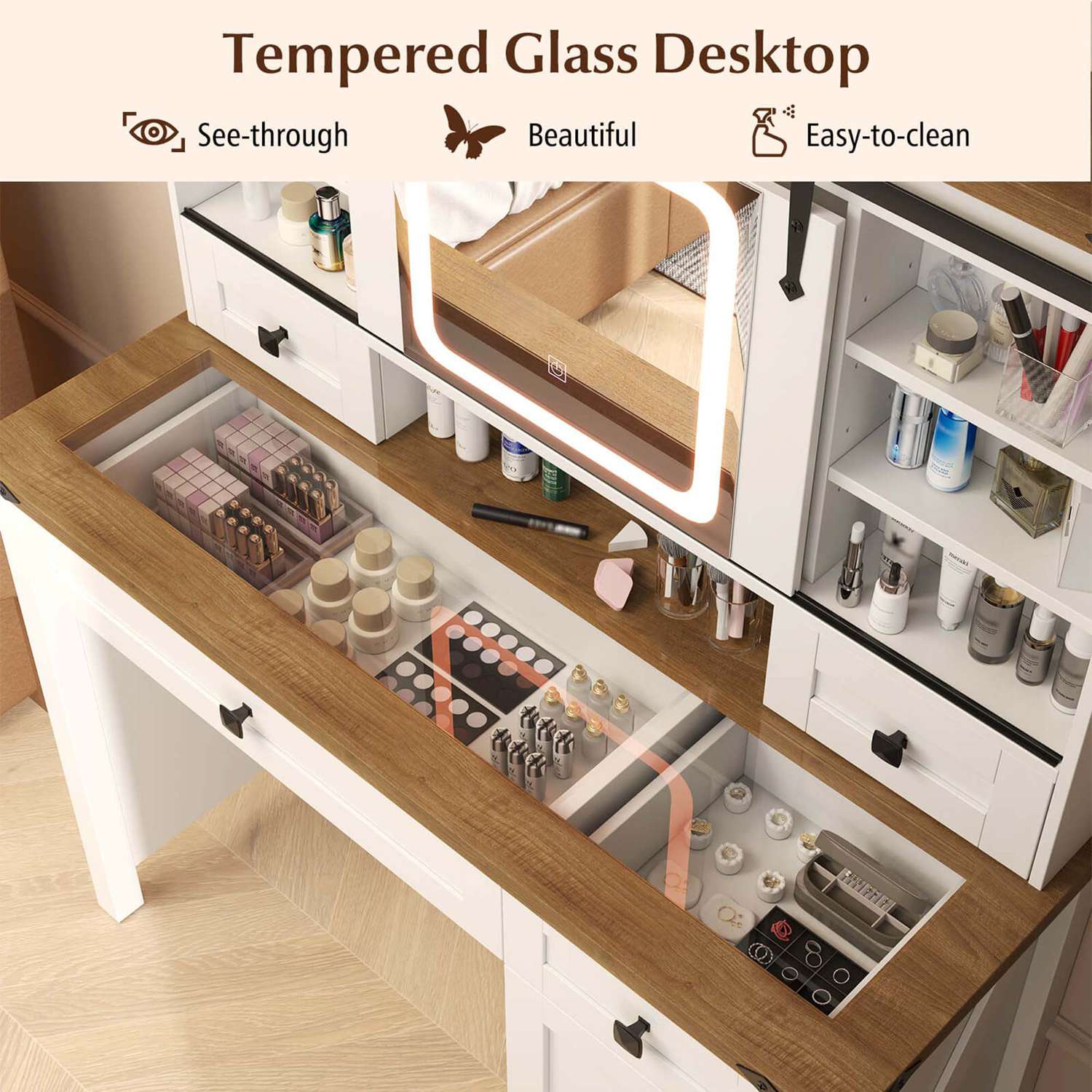 Costway HCST05571 Bedroom-Vanities - View #6
