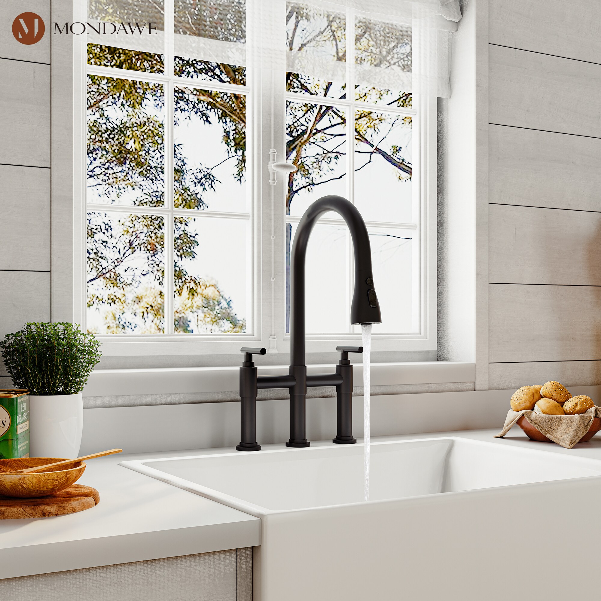 Mondawe MD-D73-MB Kitchen-Faucets - View #5