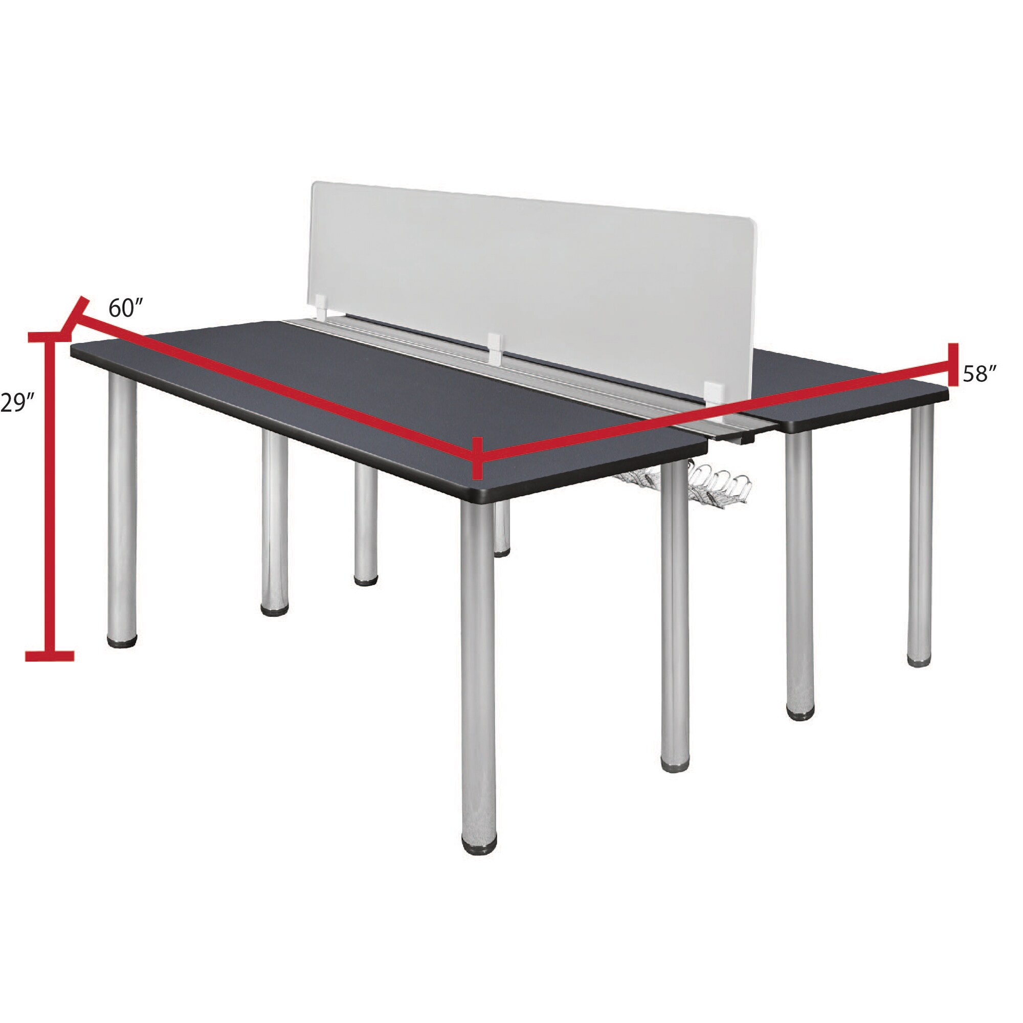 Regency MBSPD6024GYBPCM desks - View #8