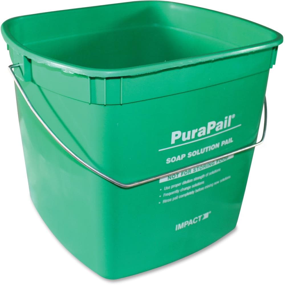 Plastic Hydrating Square Bucket, 5 Gallons (22.7 Litters)