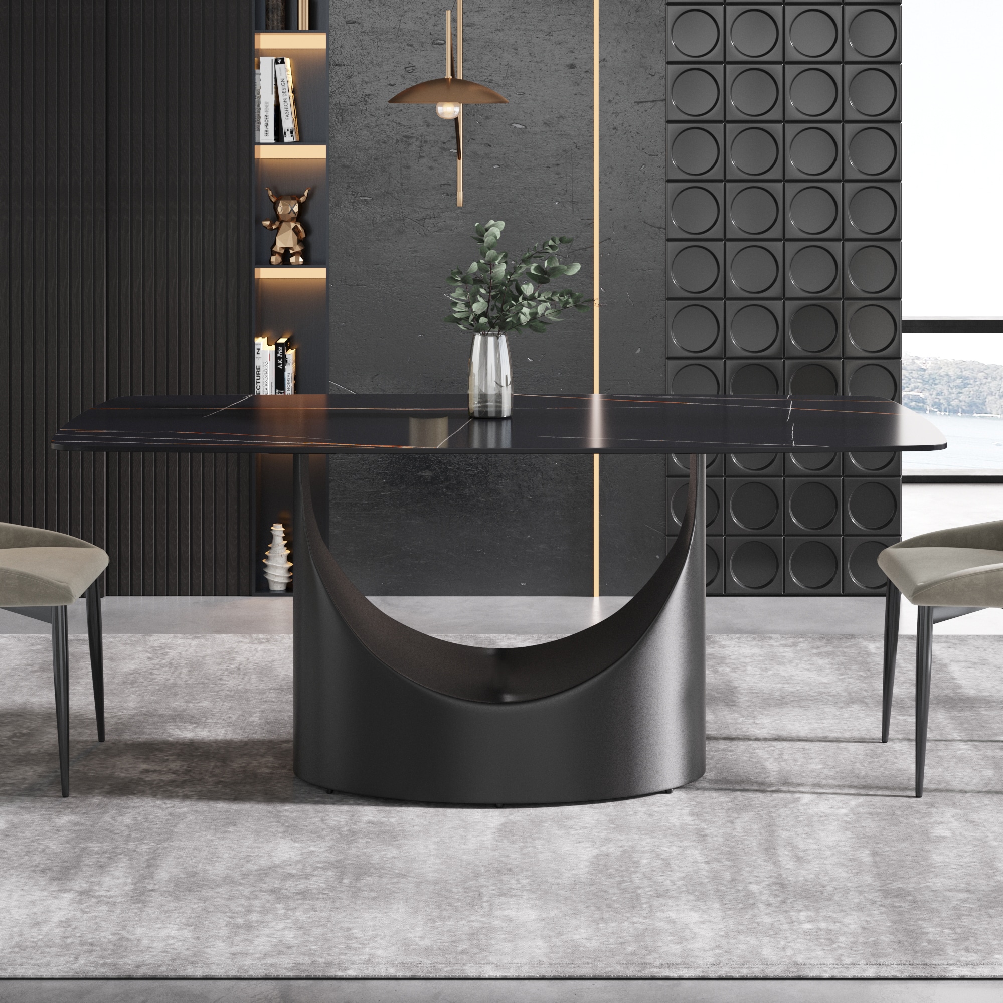 BuotiqHom DH-AT-18AB-MH5B Dining-Tables - View #2