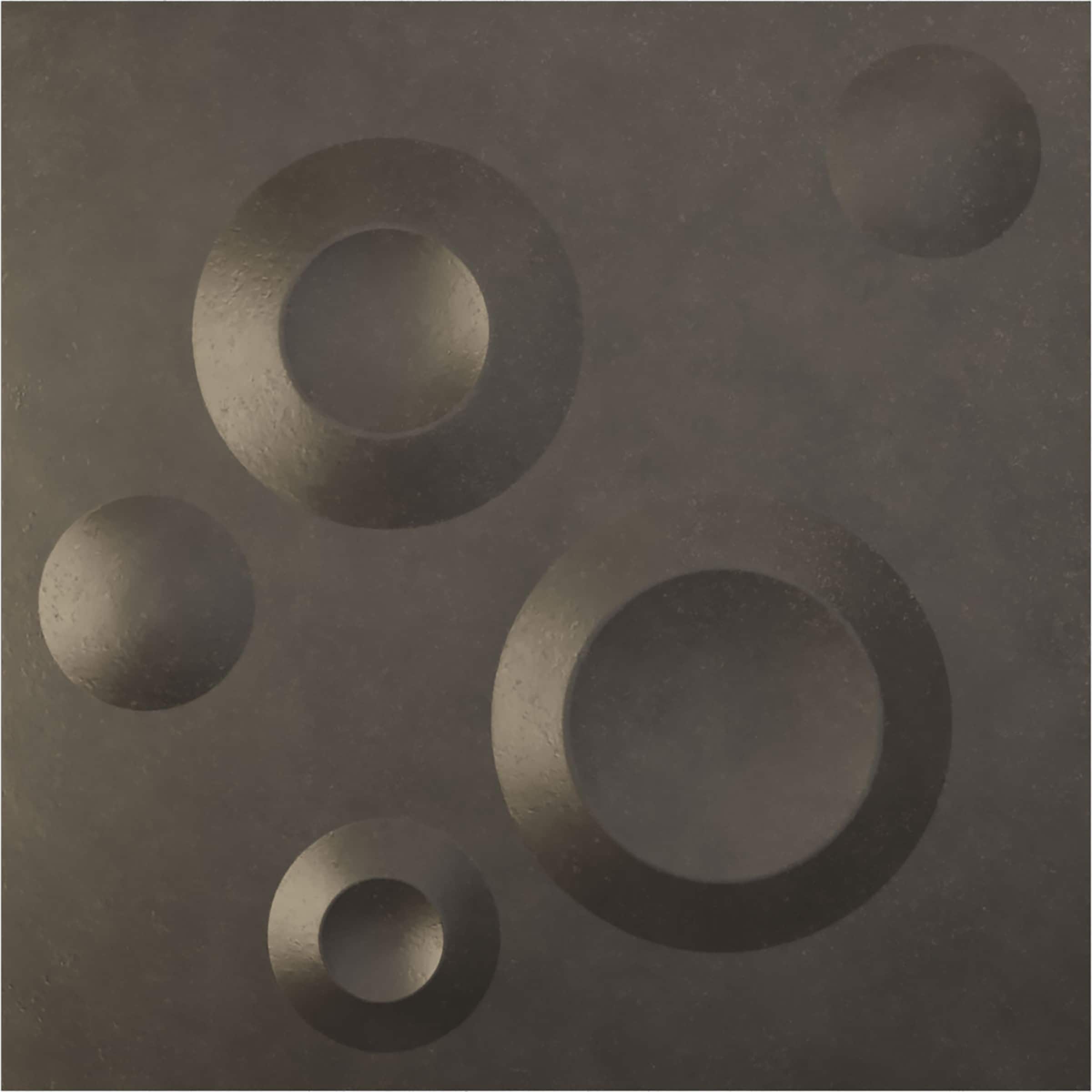 Ekena Millwork WP20X20CODST-CASE-12 19-5/8-in x 19-5/8-in Embossed Paintable/Stainable Black PVC Wall Panel ( 12 -Pack, Covers 32.04-sq ft )