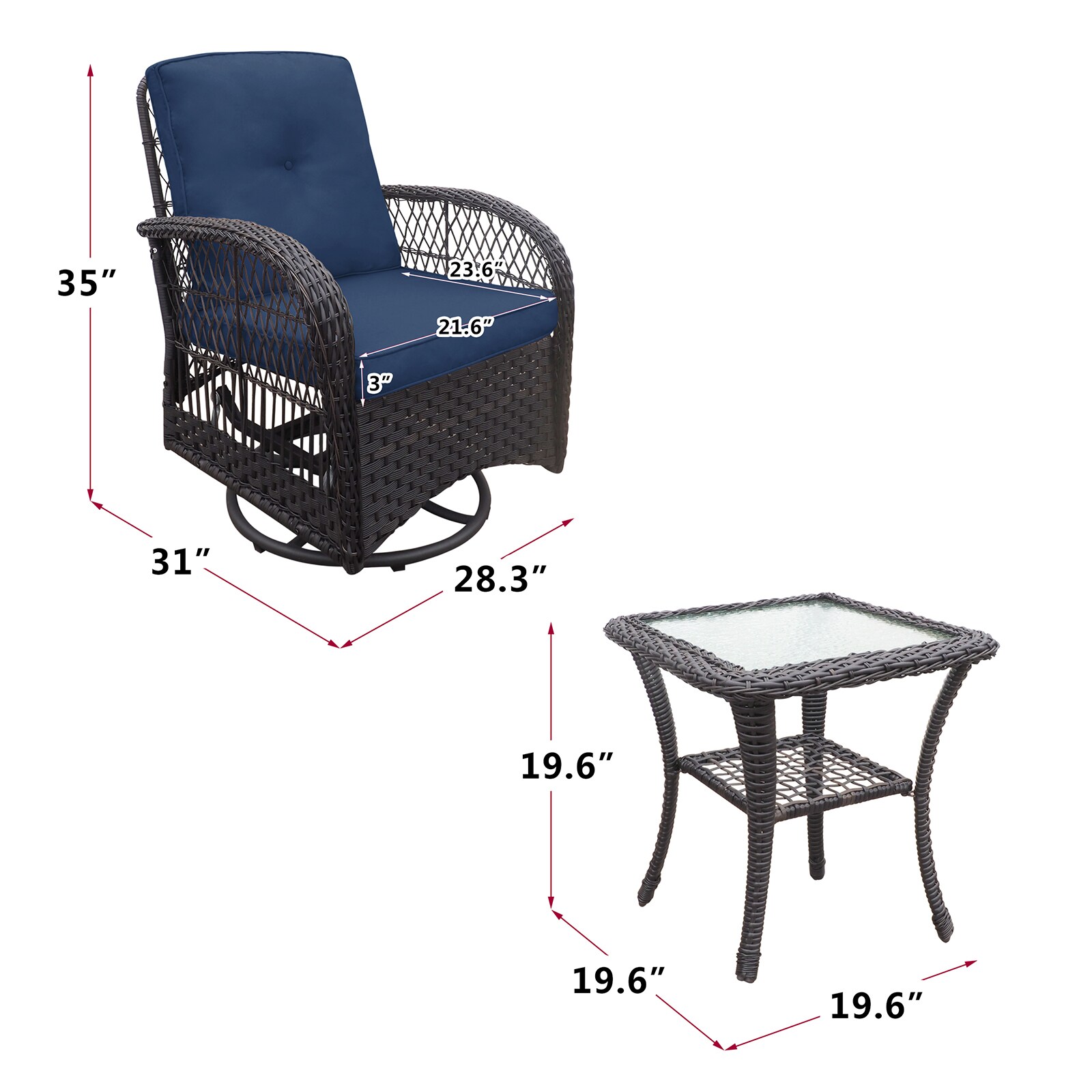 CESICIA ZM-SY-91 Patio-Chairs - View #5