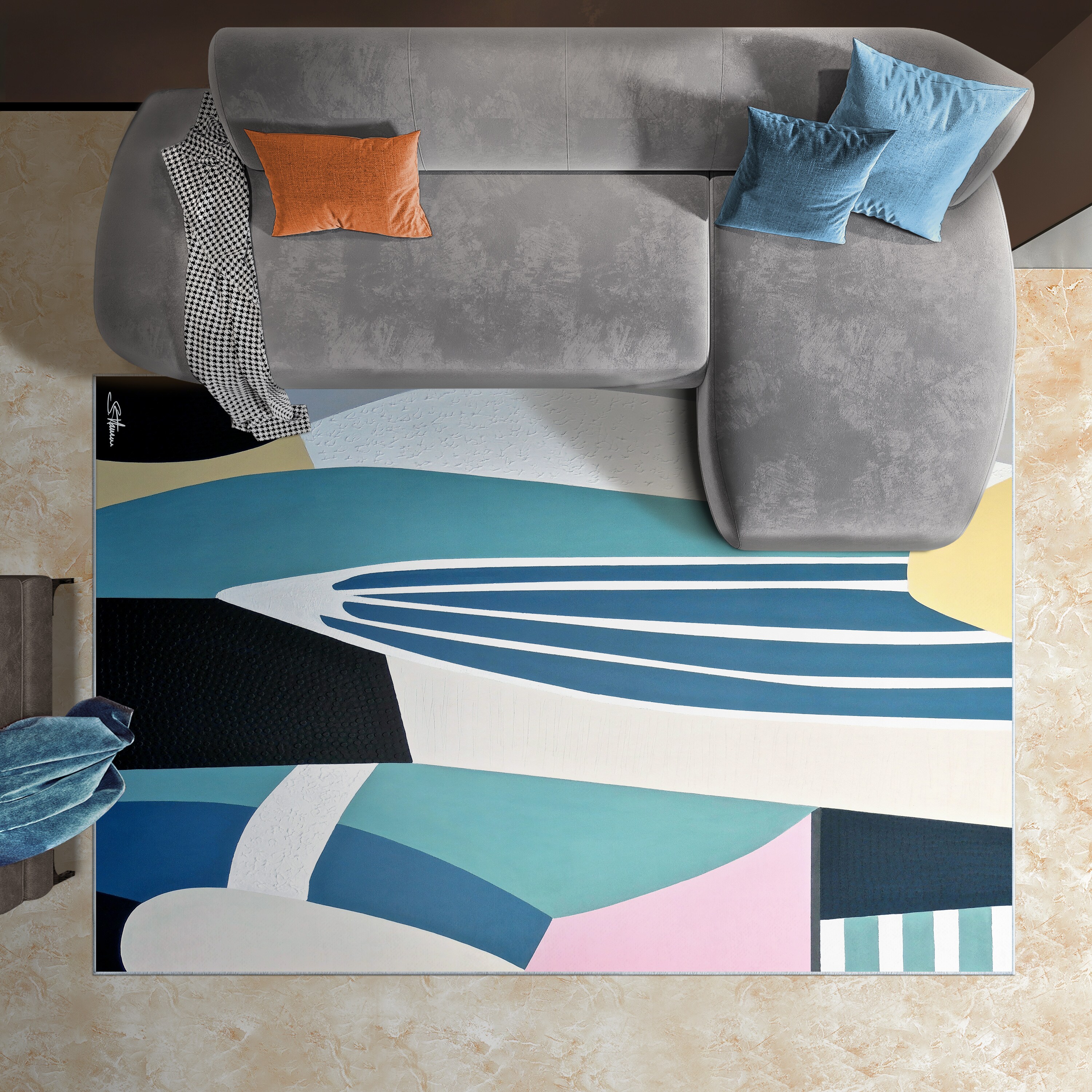 Empire Art Direct TDA-IC2176H-0508C2 rugs - View #2