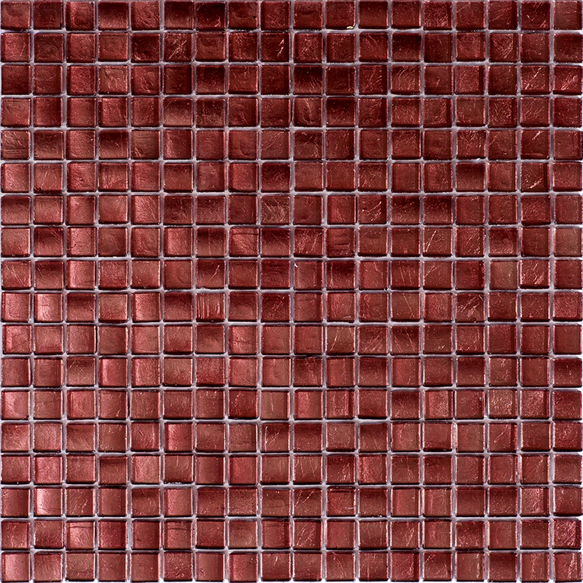 Apollo Tile Skosh Rouge Pink 11-1/2-in x 11-1/2-in Glossy Glass Uniform Squares Floor and Wall Tile (18.69-sq. ft/ Carton)