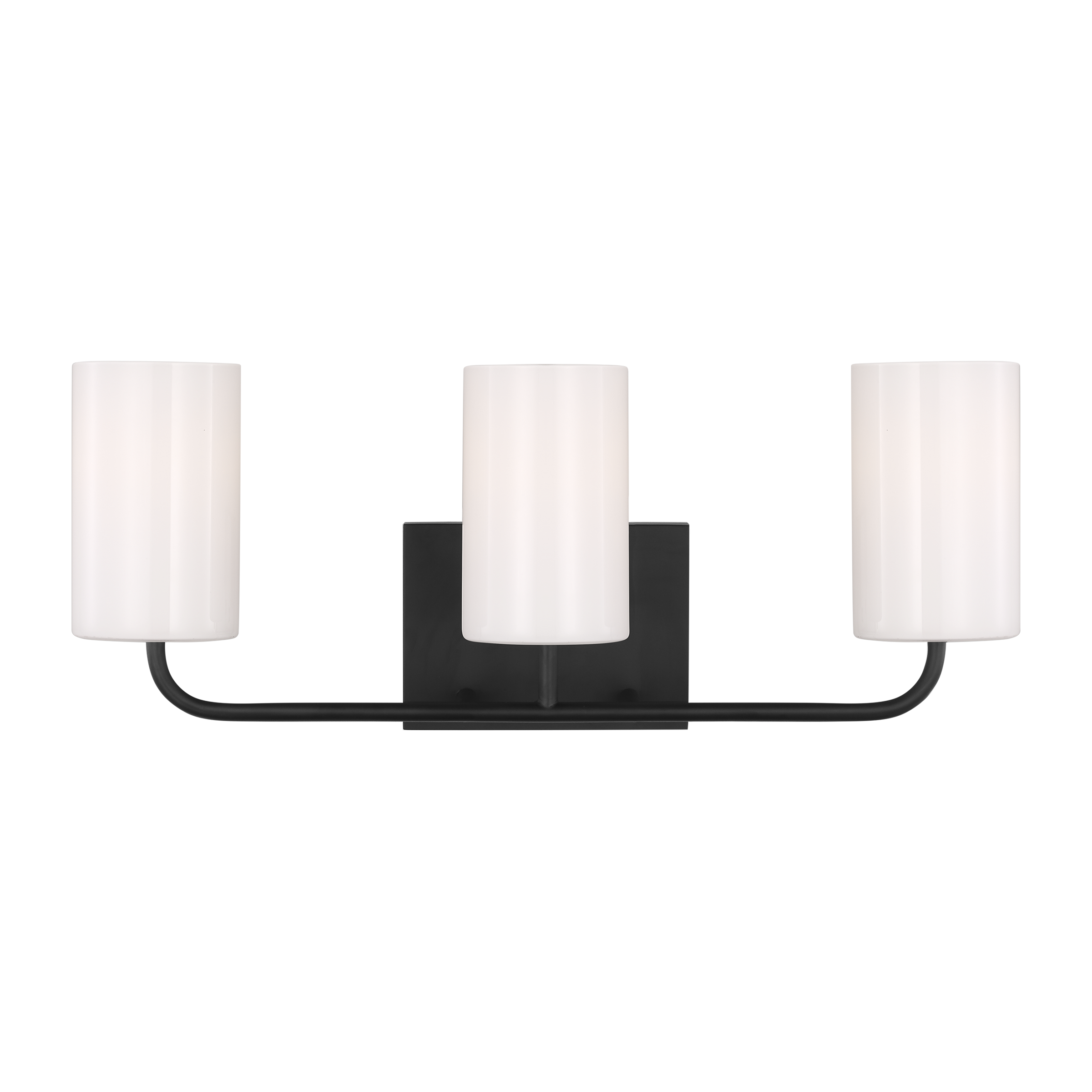 Generation Lighting GLV1003EN3/MBK Rhett 22-in 3 -Light Black Modern/contemporary Vanity light