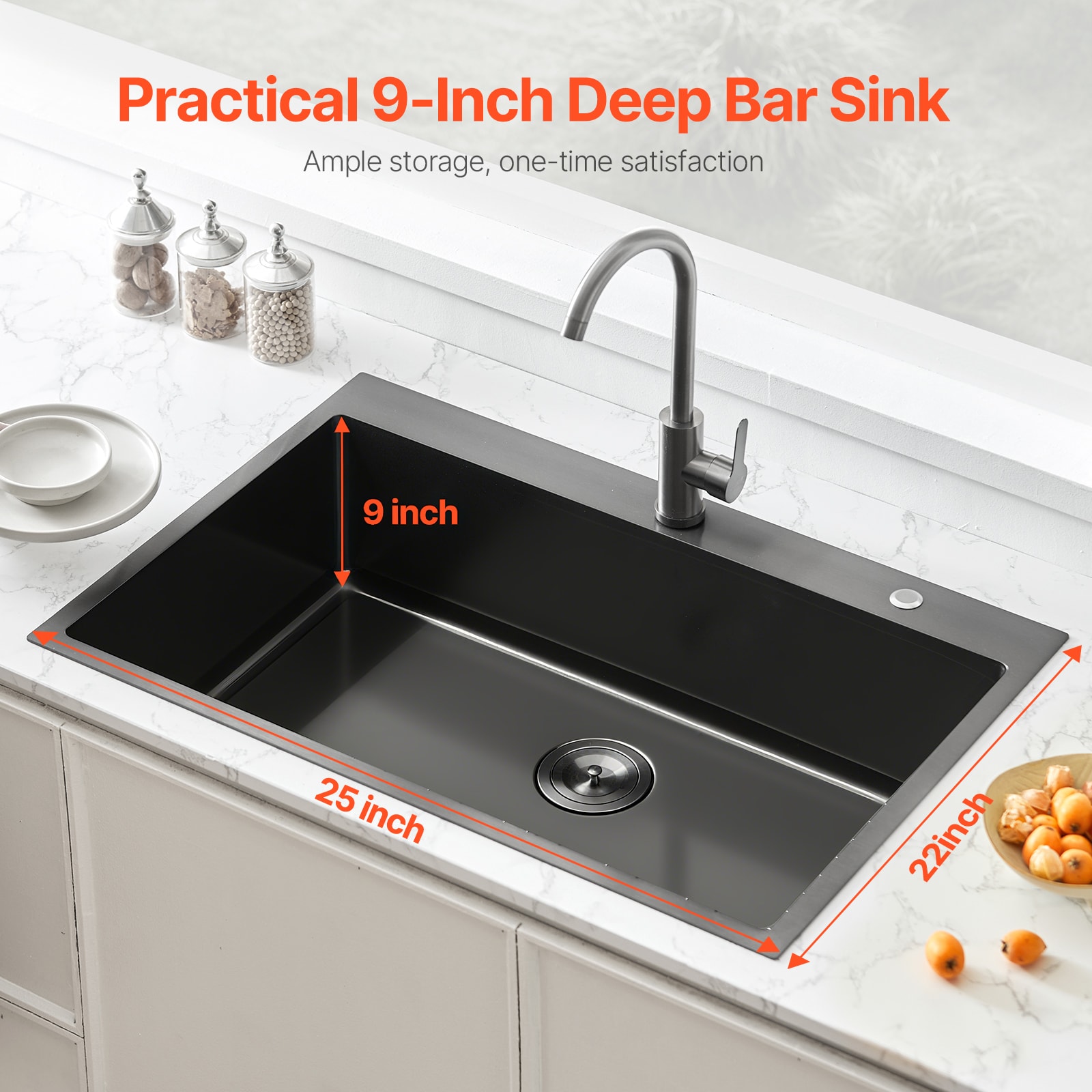 VEVOR SCQRSSCTSPDC07090V0 Kitchen-Sinks - View #2