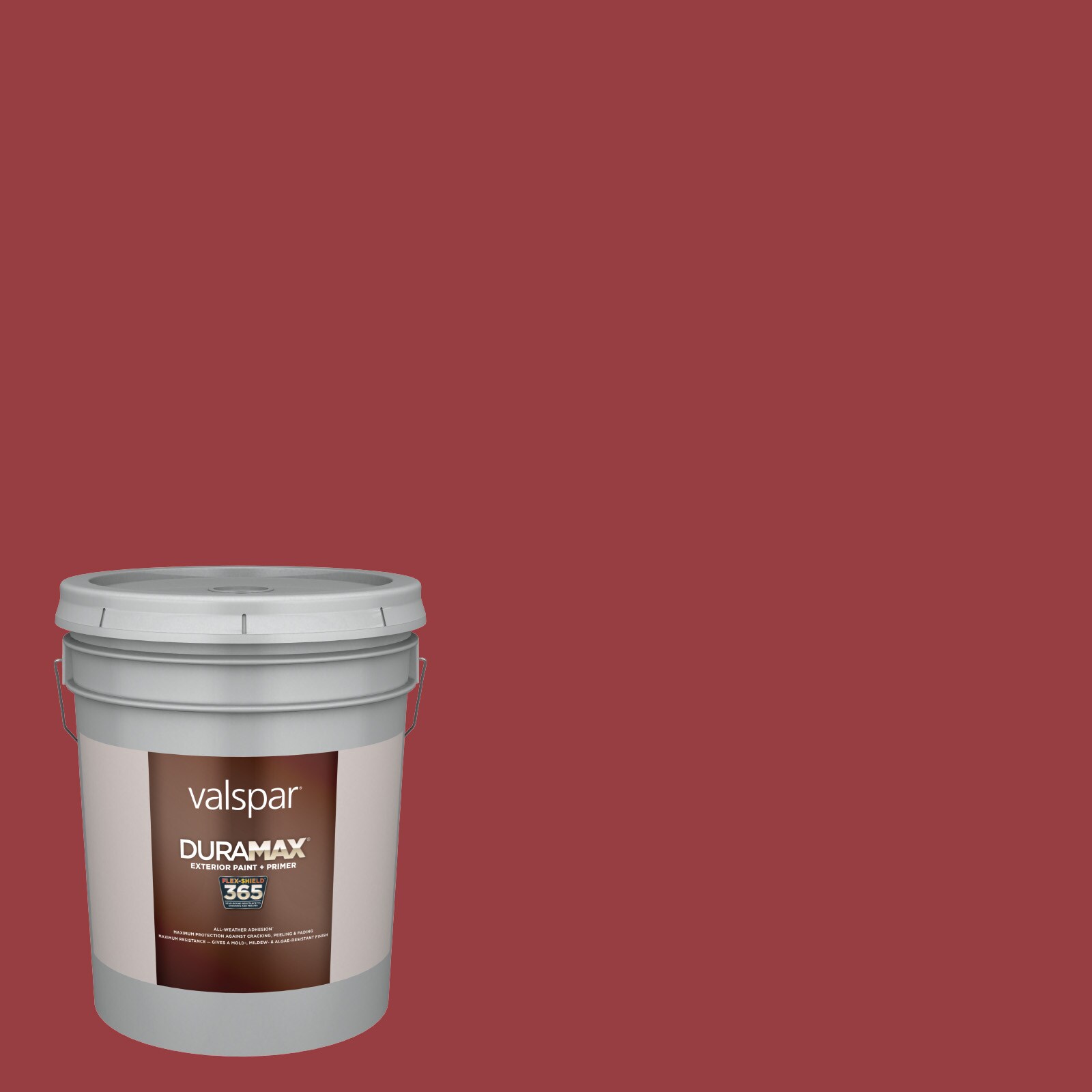Valspar 1011-2-10605 Duramax Semi-gloss Fabulous Red 1011-2 Latex Exterior Paint + Primer ( 5-gallon )