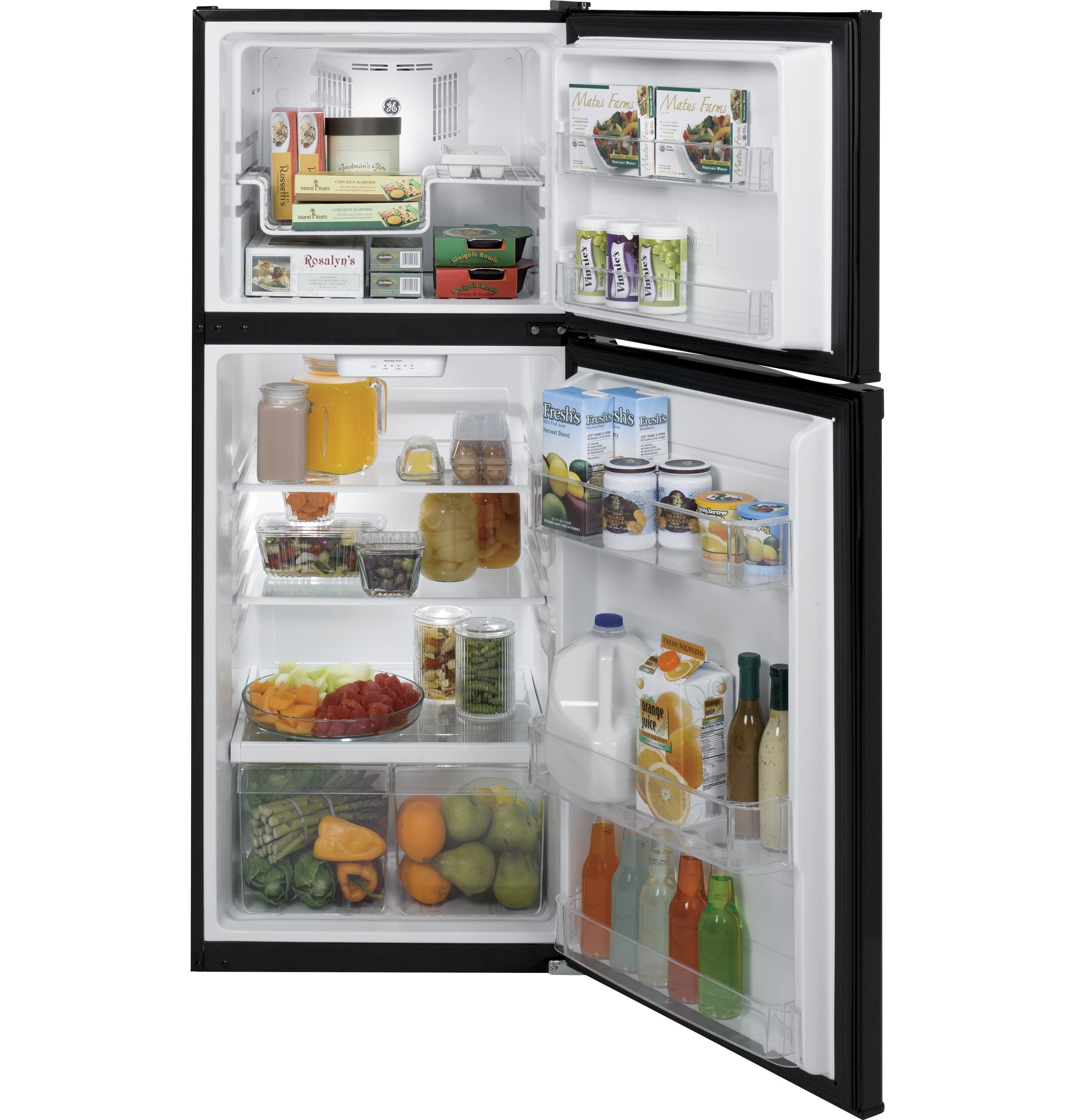 GE GPE12FGKBB Top-Freezer-Refrigerators - View #3