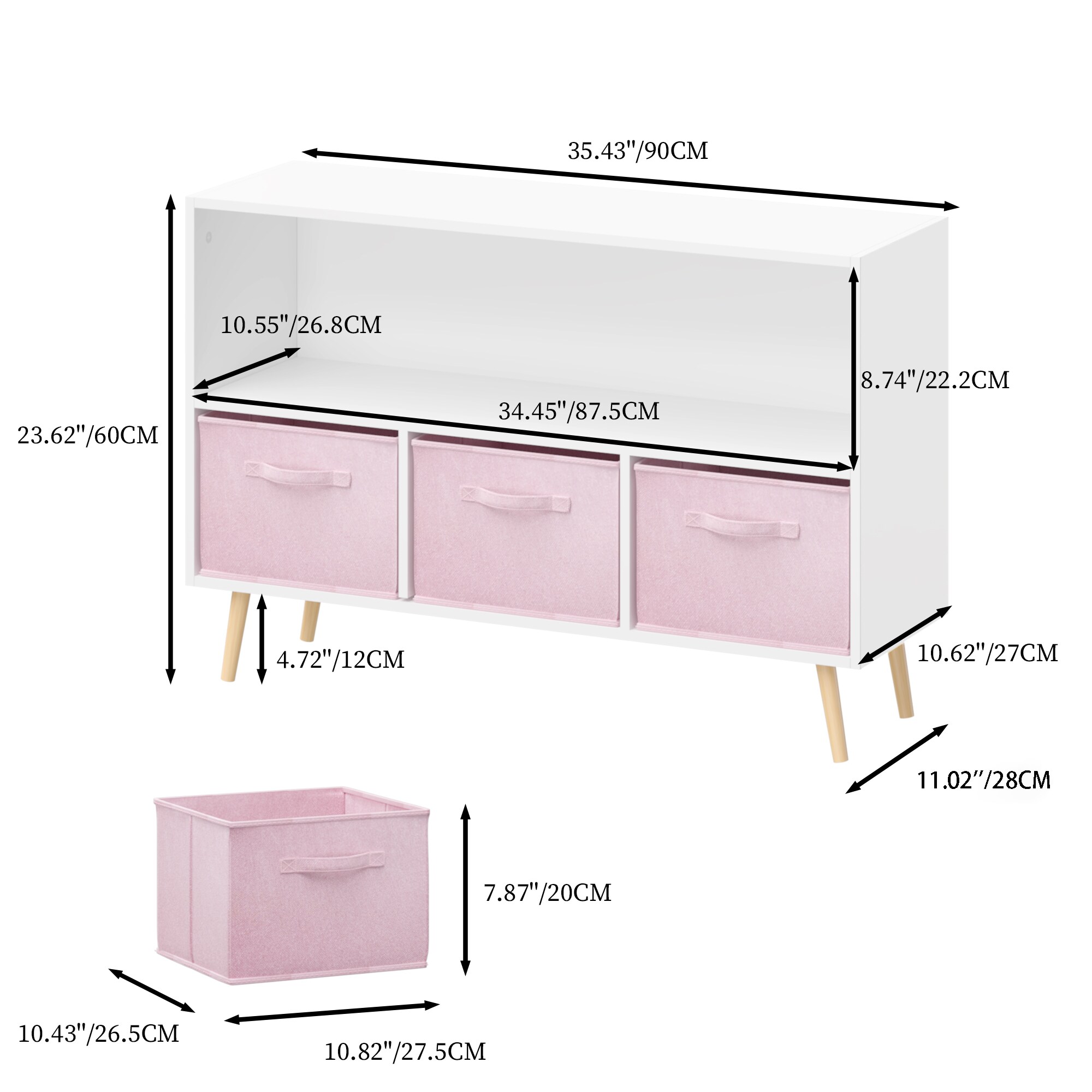 Dexmalle W80870283 Kids-Bookcases - View #3