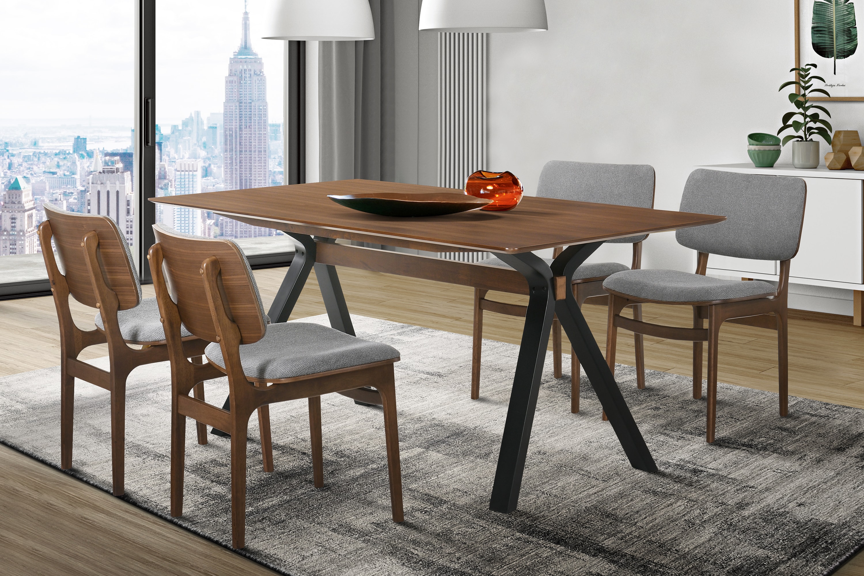 Armen Living LCLMSIGRWA Dining-Chairs - View #8