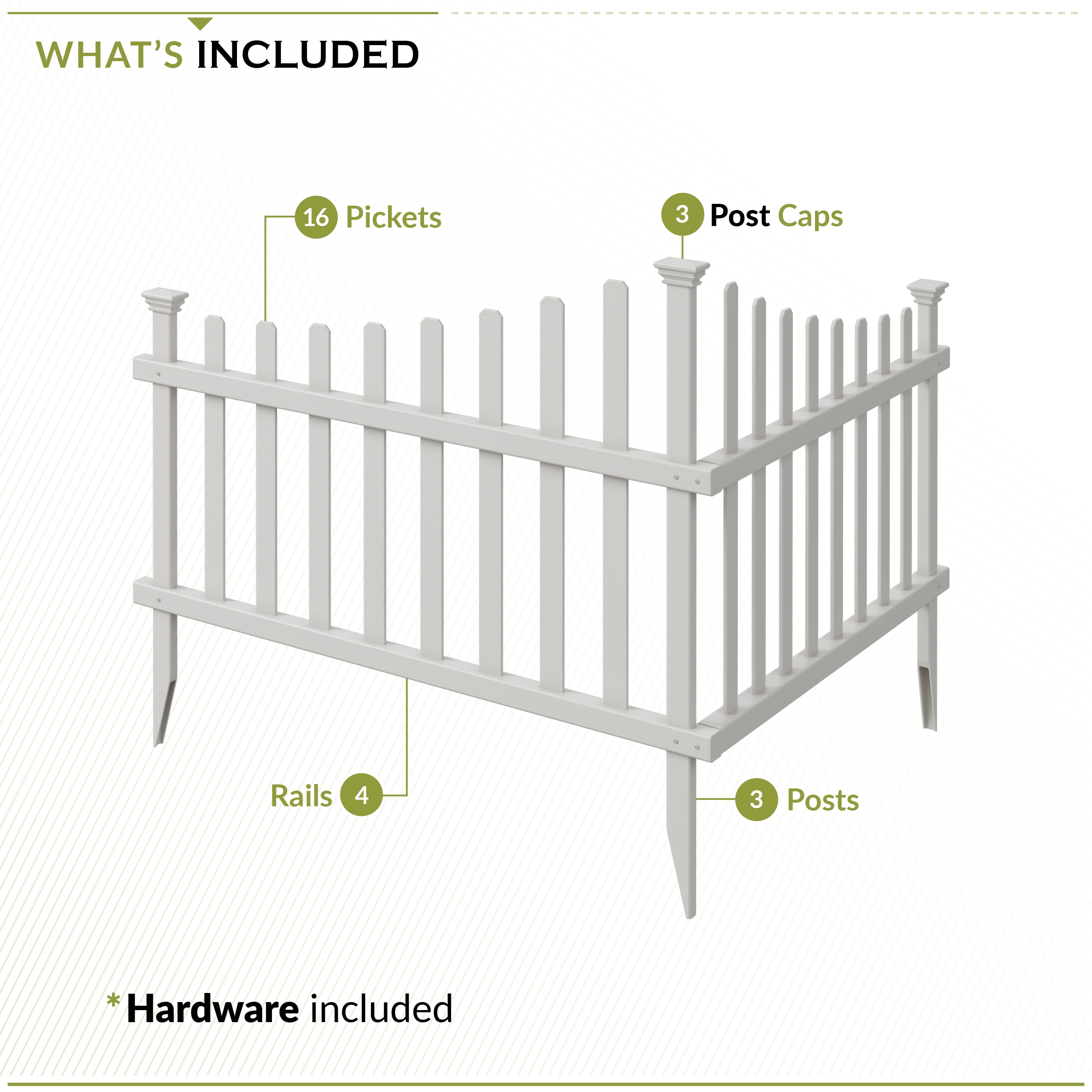 Zippity Outdoor Products ZP19007 Vinyl-Fence-Panels - View #5