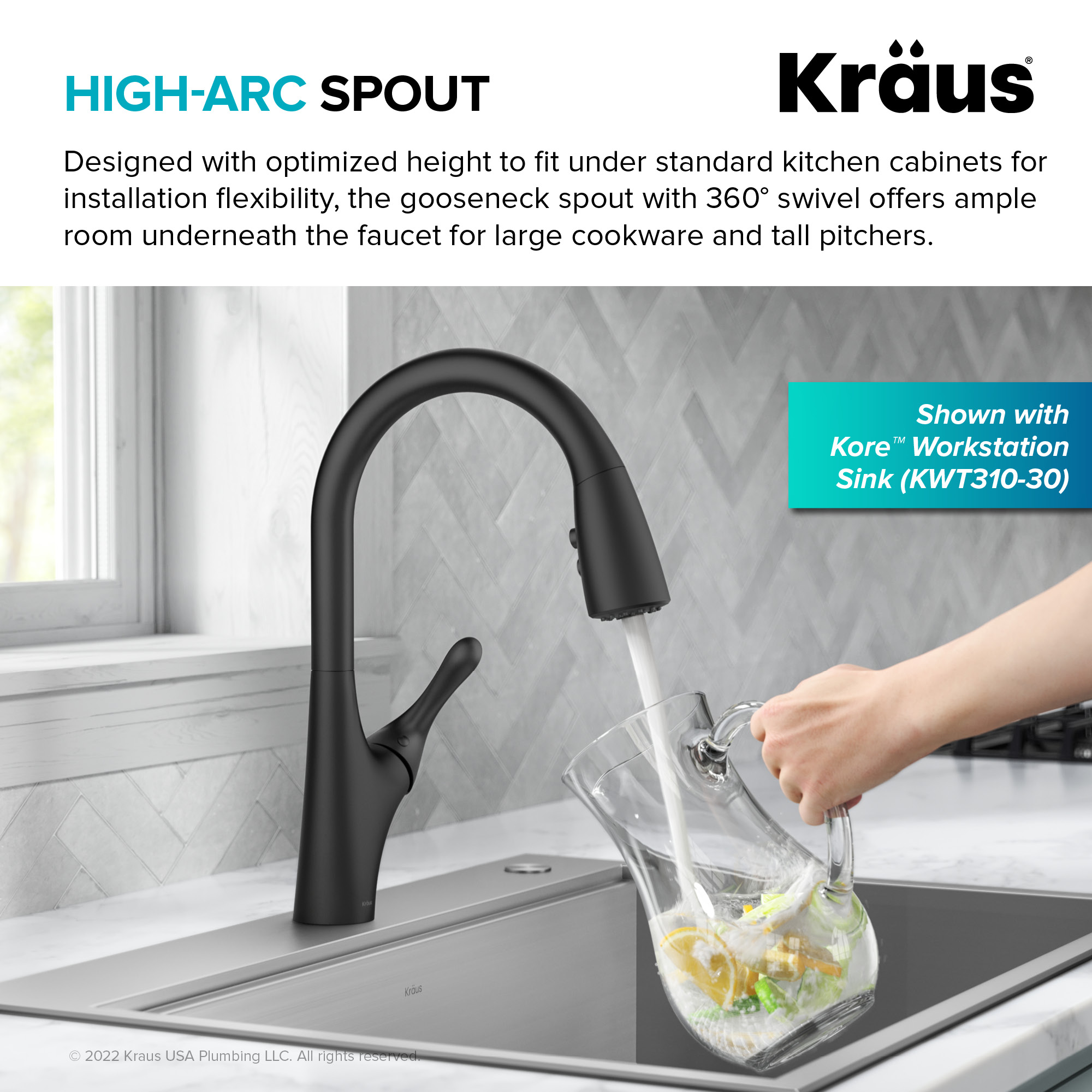 Kraus KPF-1674MB Kitchen-Faucets - View #9