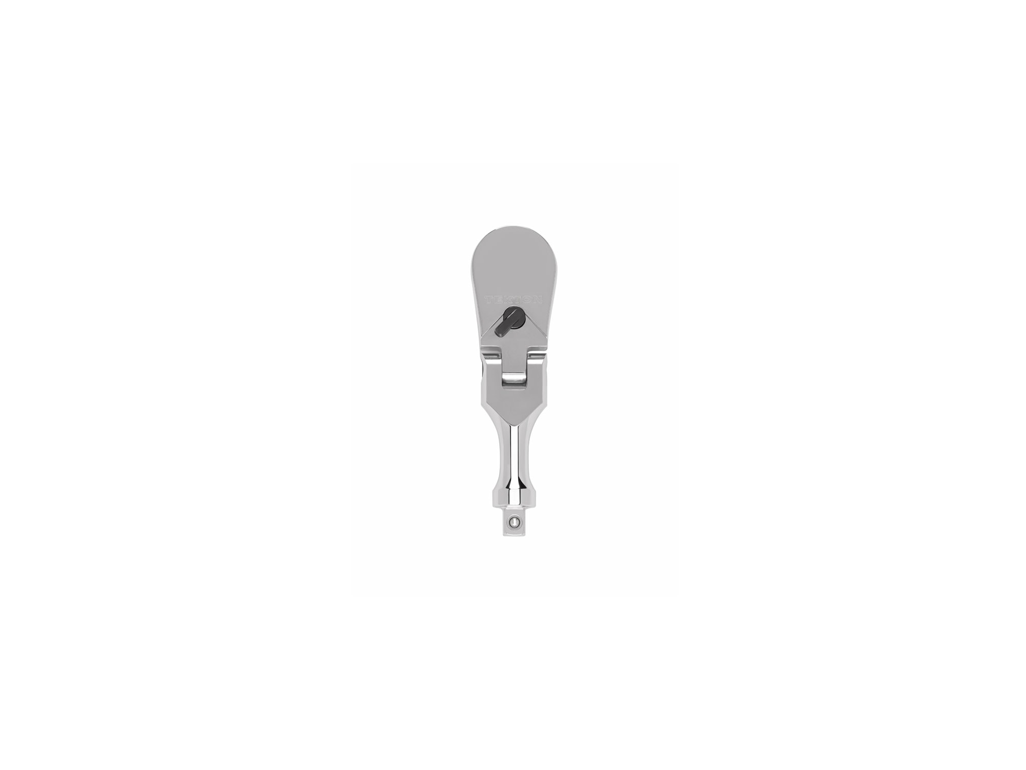 TEKTON 90 -Tooth 1/4-in Drive Full polish Handle Flexible Head Ratchet #SRH28003