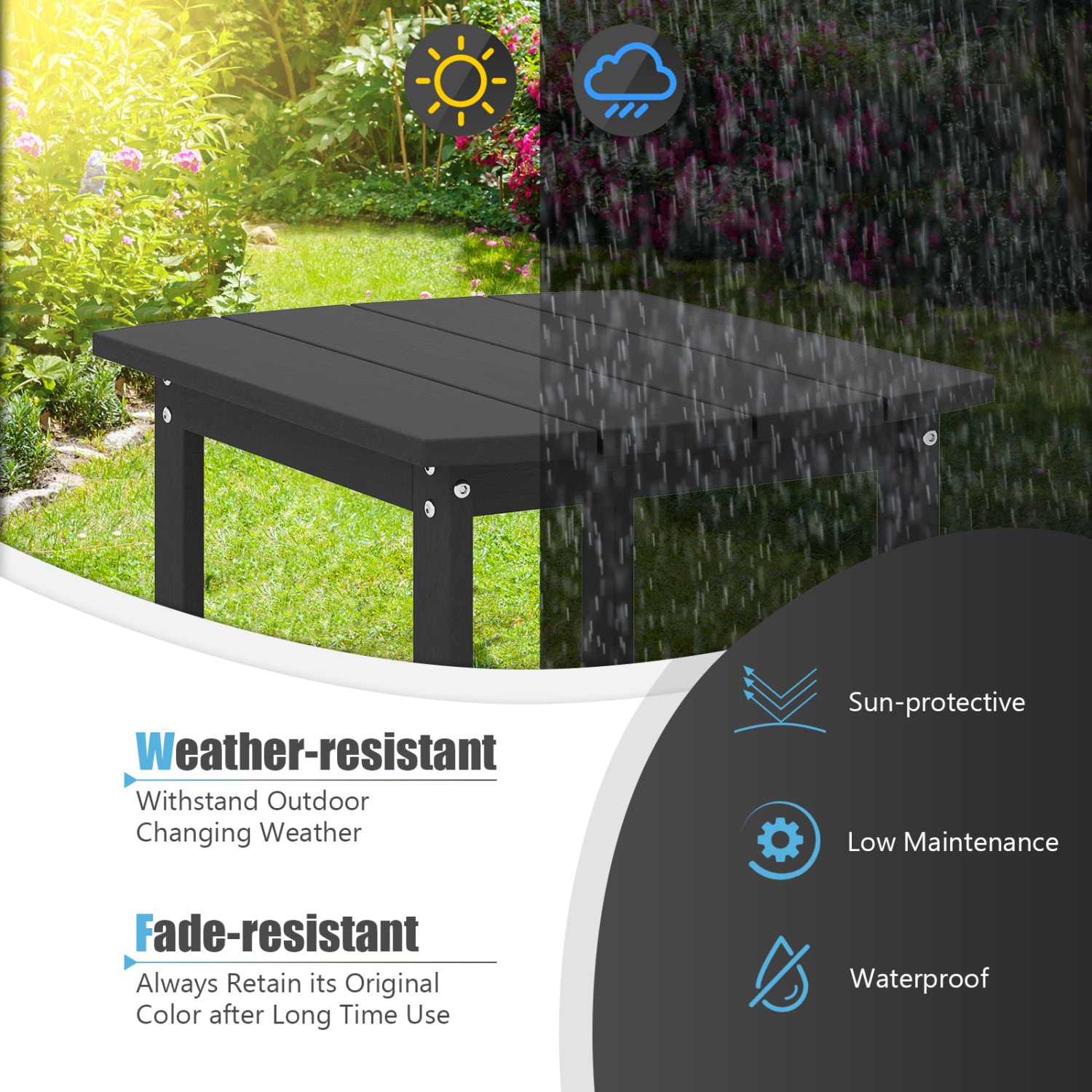 Slickblue D-CO-1-KB60731PN2 Patio-Tables - View #5