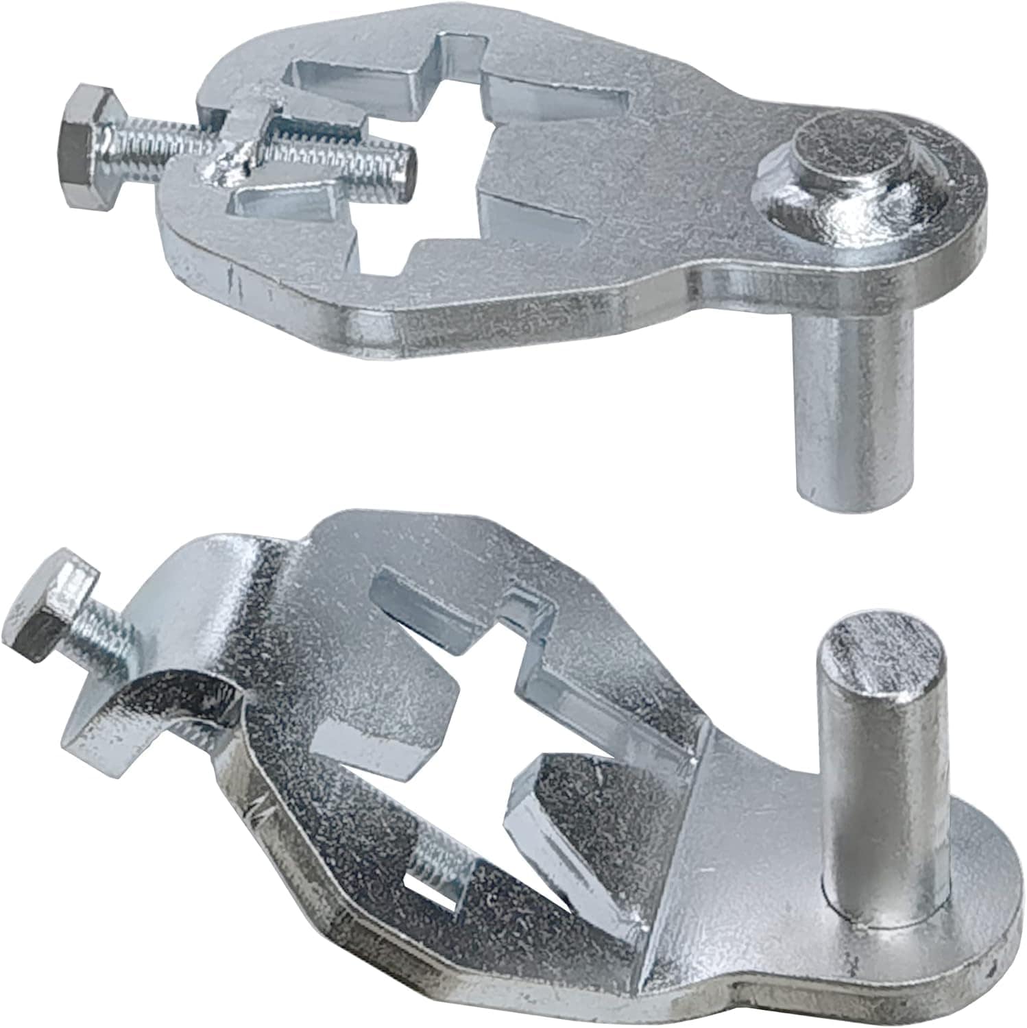 Etokfoks  T Post Gate Hinge Pins Heavy Duty Gate Hanger Steel Gate Hinges Target Hanger for Farm Gate Garden Backyard Gate Easy to Install