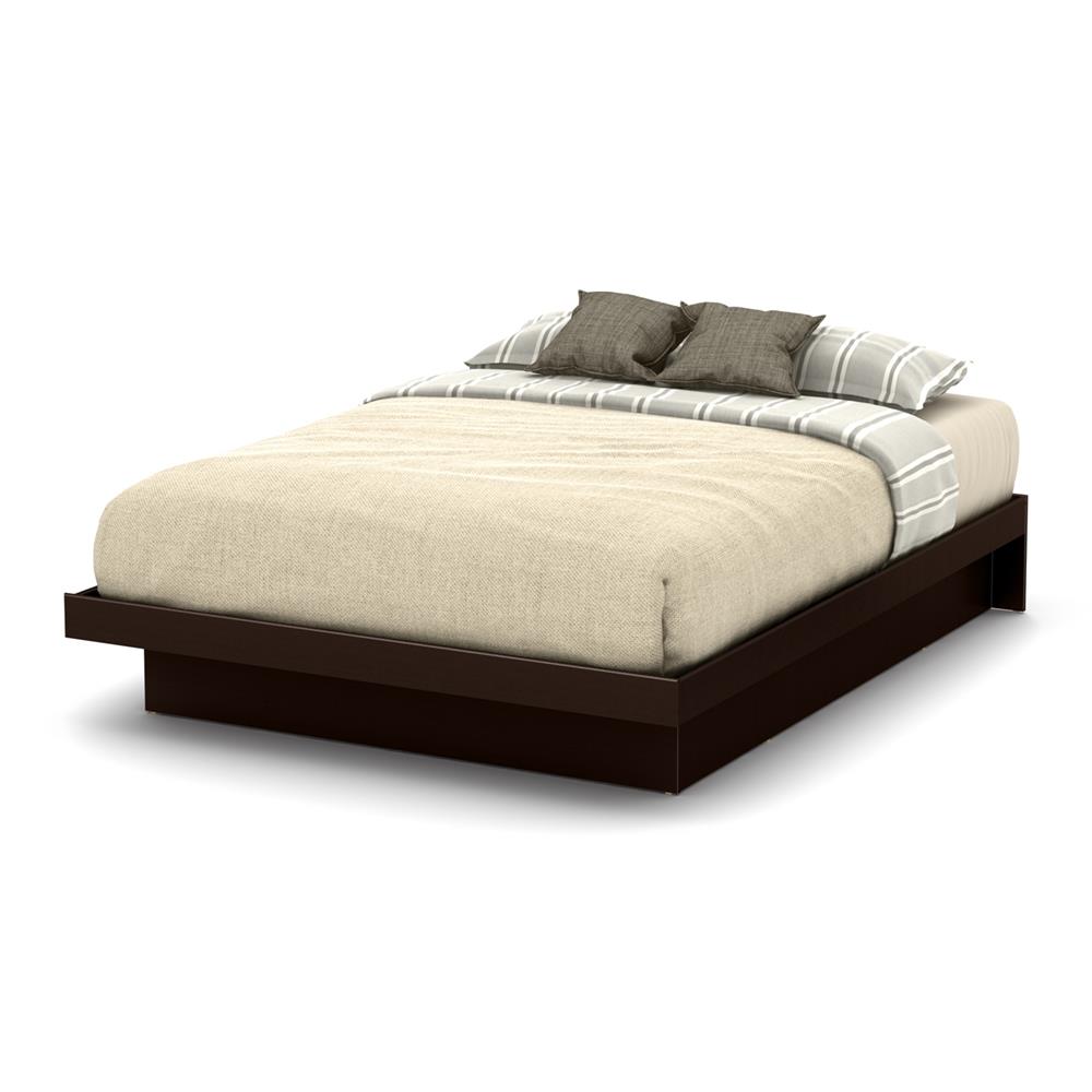 South shore basic store queen platform bed