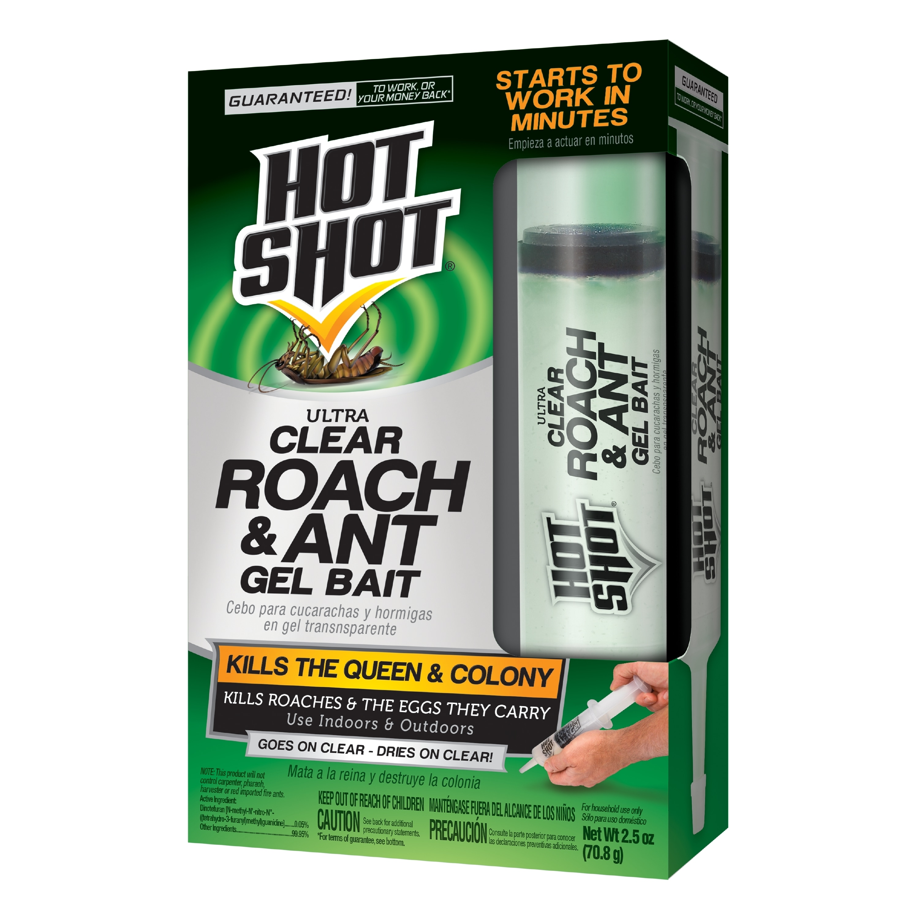 Hot Shot Ant Bait, Ultra, Liquid - 4 pack, 0.45 fl oz bait stations