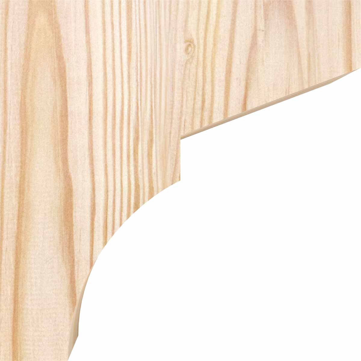 Monterey Smooth Douglas Fir Corbel 5 1/2"W x 6"D x 6"H