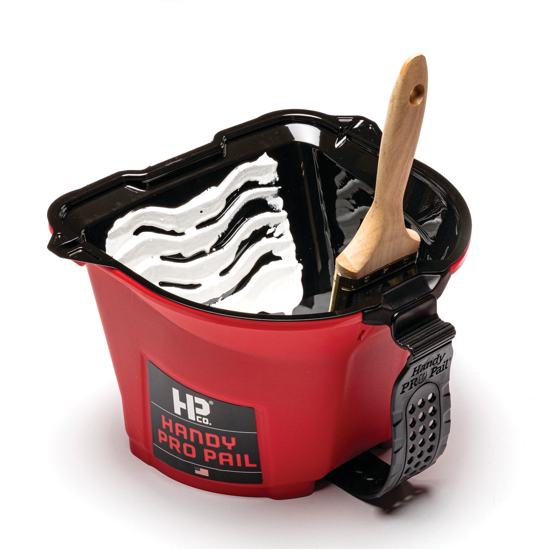 Handy Paint Tray, Deep-Well Design Holds Up to a Gallon of Paint or Stain,  Sturdy Handles on Both Ends, Integrated Magnetic Brush Holder