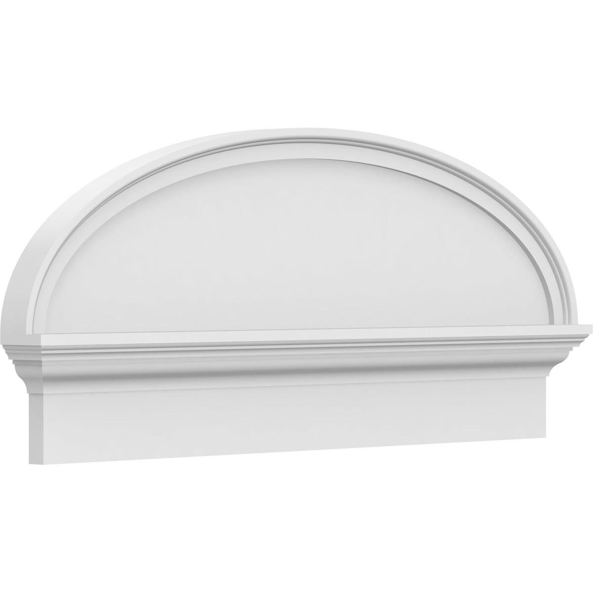 Ekena Millwork PEDPC036X160ELL00 36-in W x 15.875-in L PVC Pediment