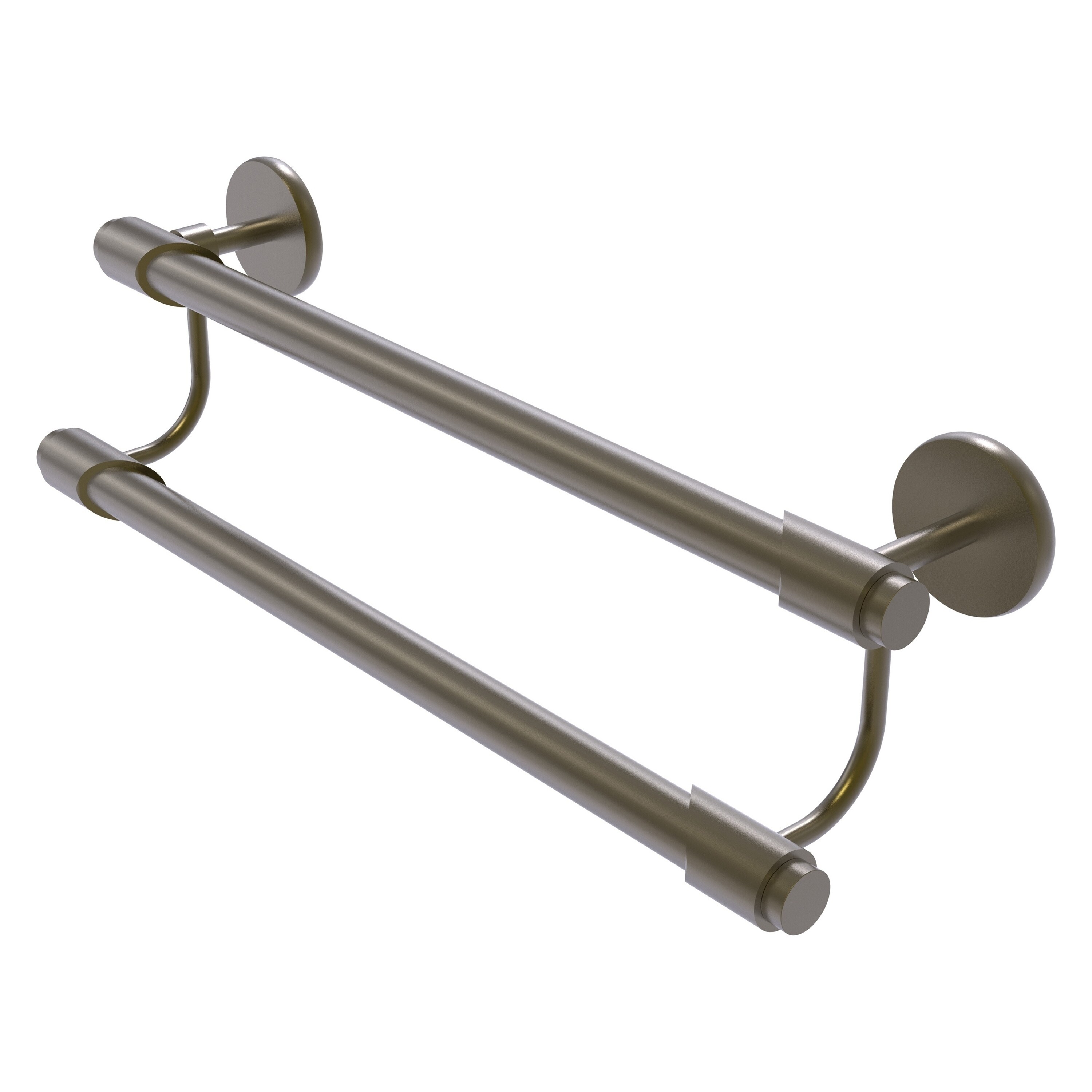 Allied Brass TR-72/30-ABR Tribecca 30-in double Antique Brass Wall mount Double Towel Bar