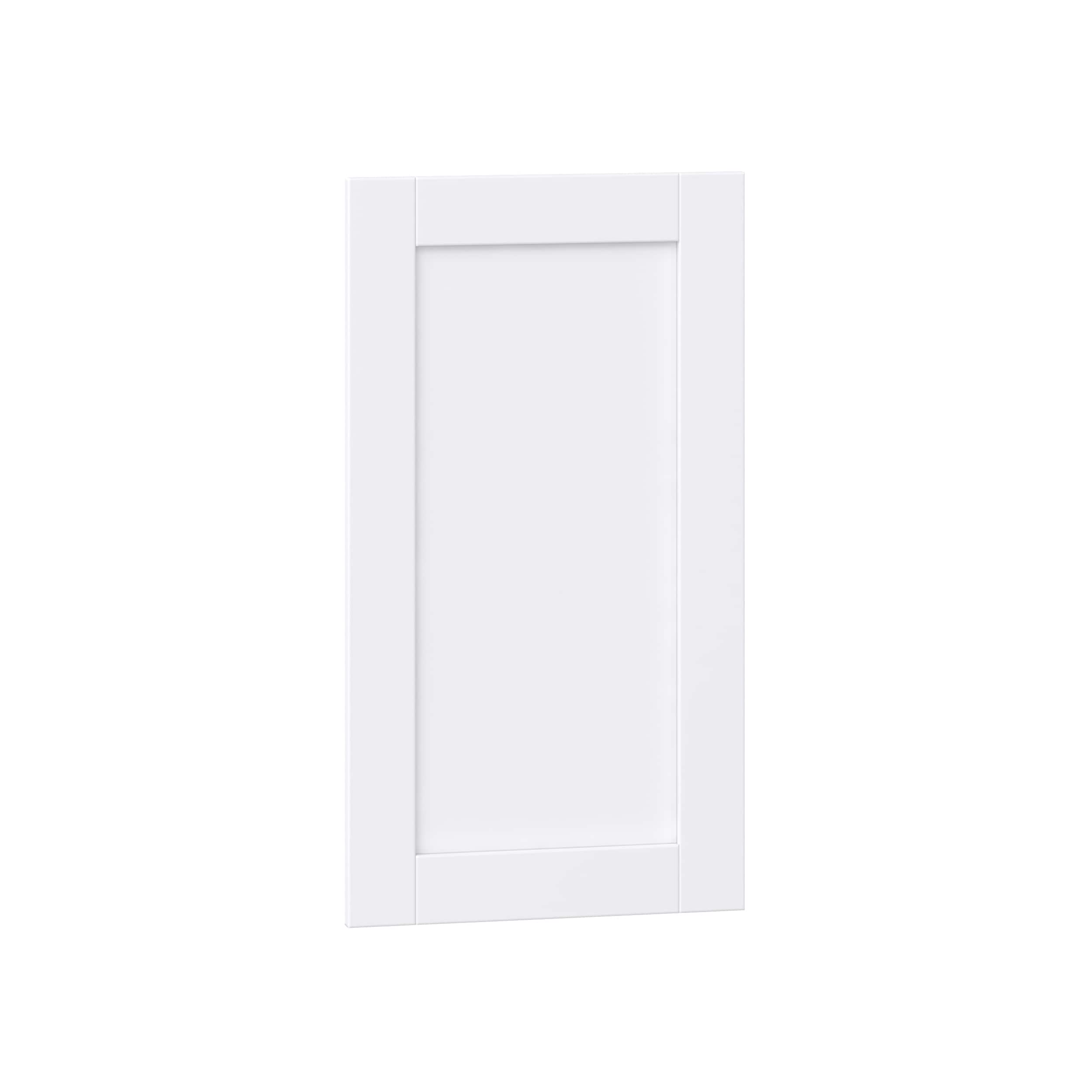Hugo&Borg DSDR16.530-RM Rosemont 16.5-in W x 30-in H Glacier White Laminate Shaker Base and wall cabinet doors (Fits 18-in base box )