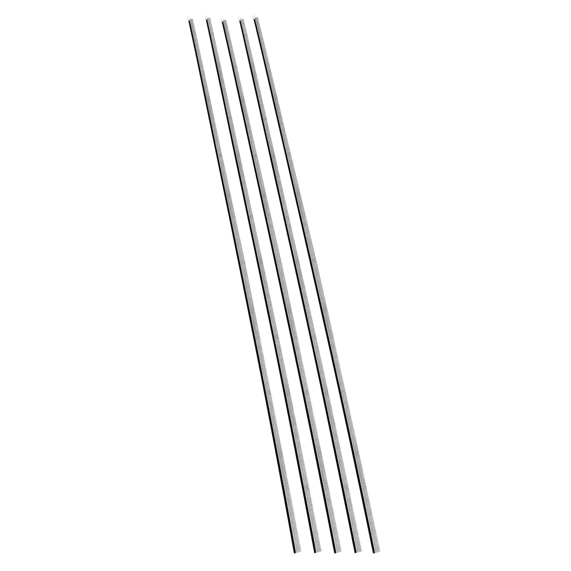 PALISADE 18902PK Inside Corner 0.9375-in W x 94-in L Frost Nickel PVC Inside corner Tile Edge Trim